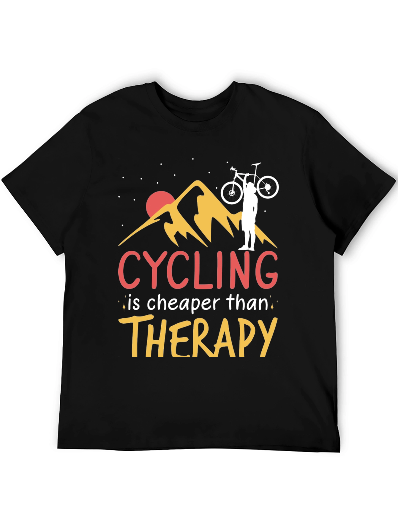 Cycling Therapy Graphic T-Shirt
