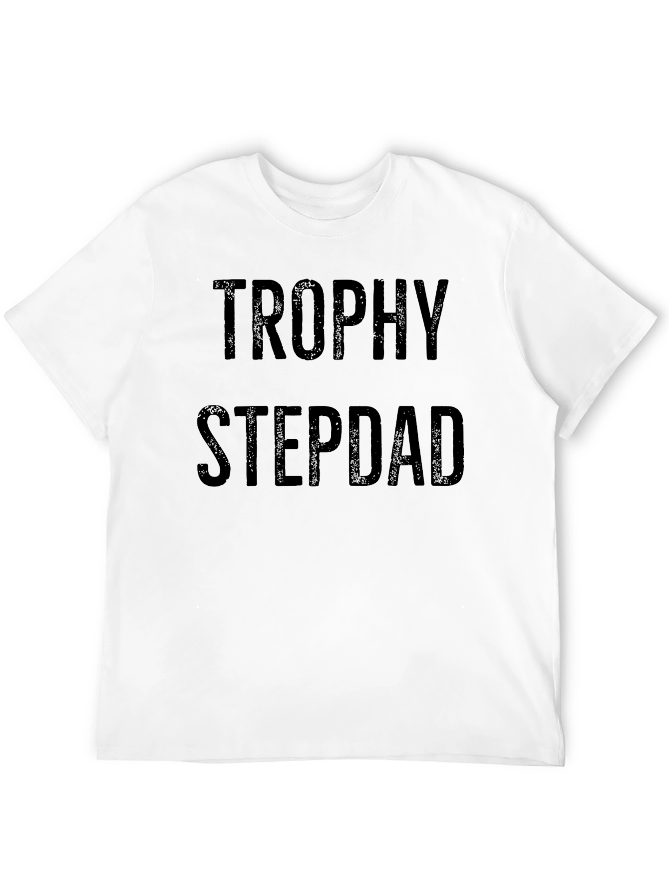Trophy Stepdad Graphic Tee - Black