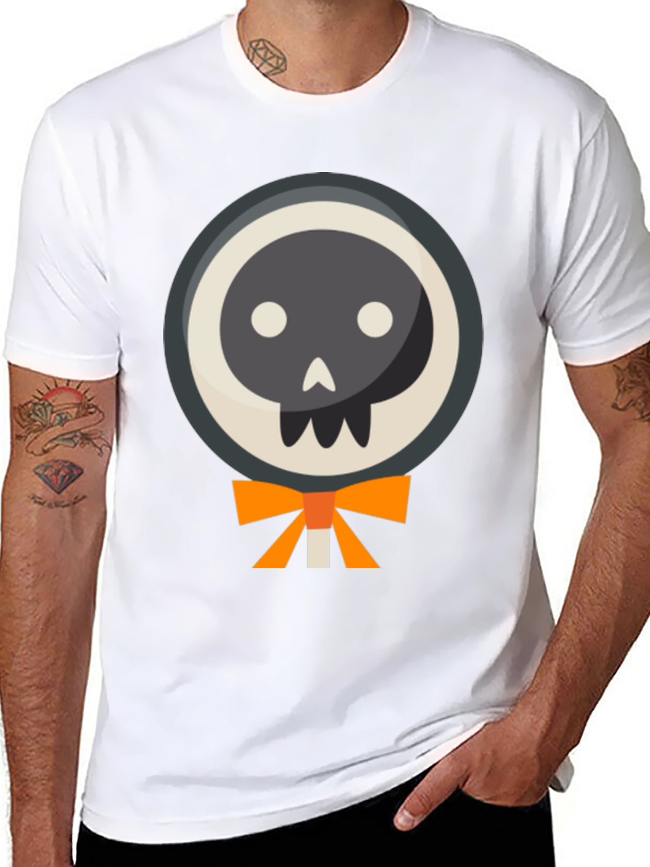 Skull Lollipop Black T-Shirt