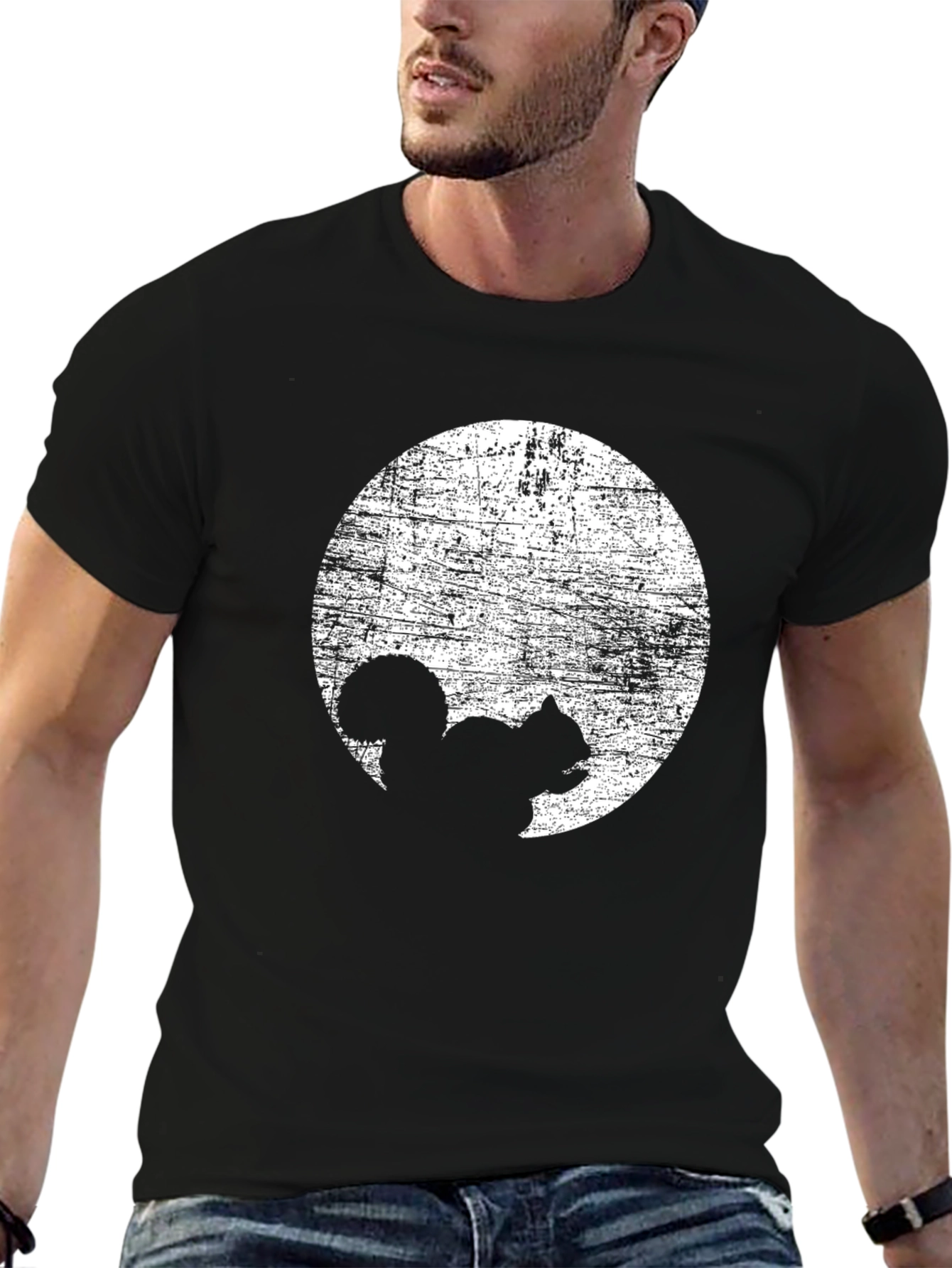 Squirrel Moon Silhouette T-Shirt