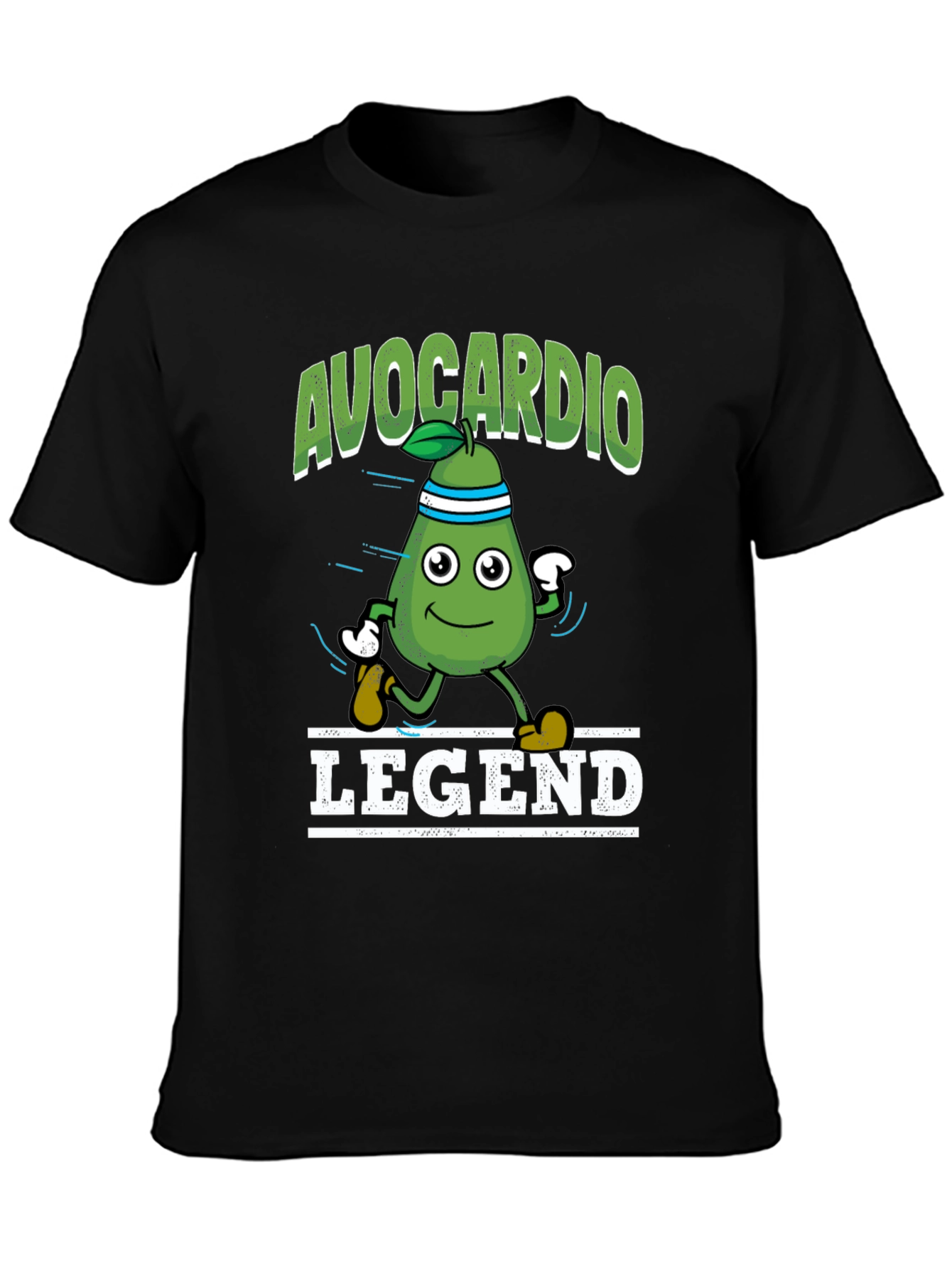 Avocardio Legend T-Shirt - Fitness Avocado Graphic Tee