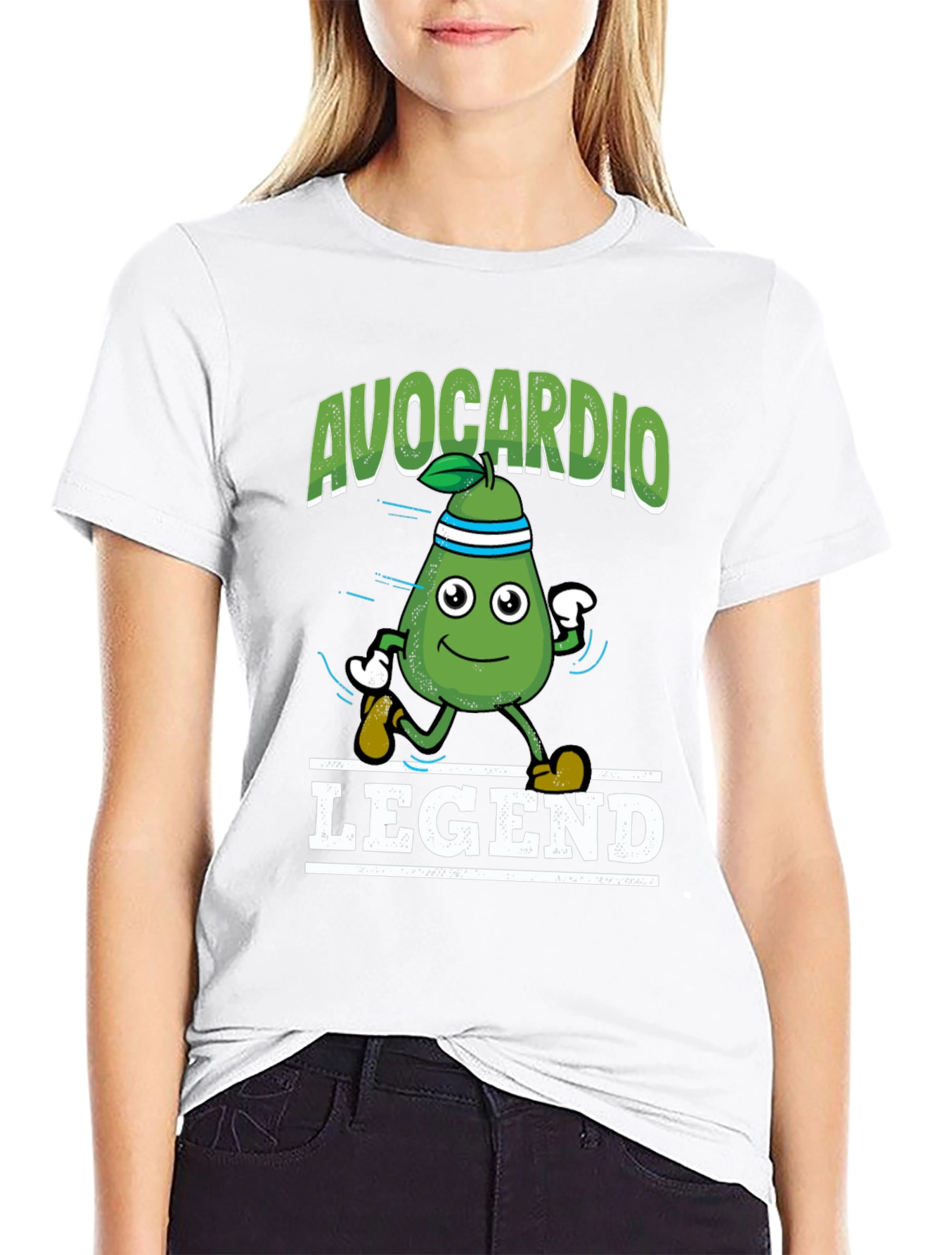 Avocardio Legend T-Shirt - Fitness Avocado Graphic Tee