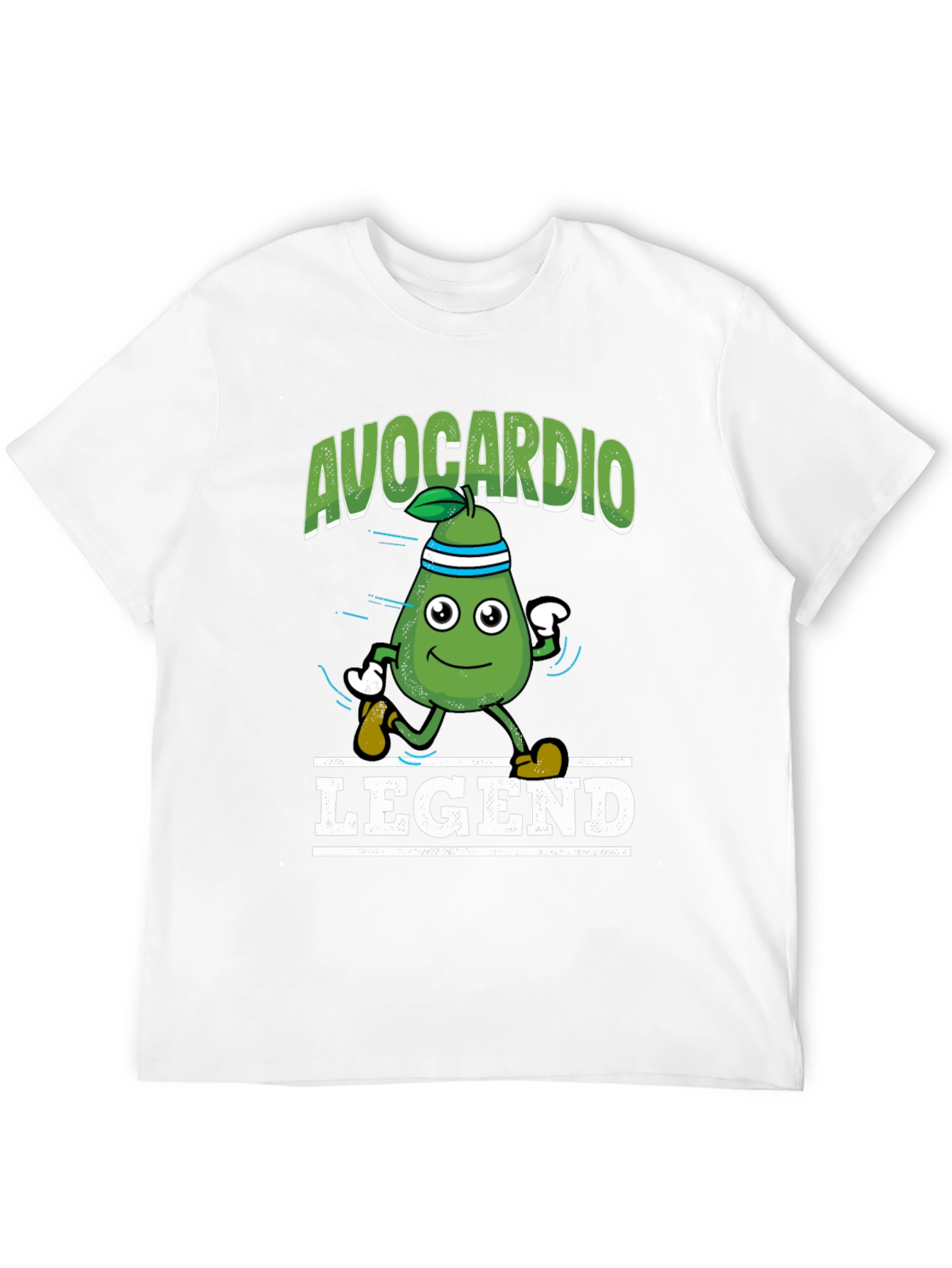 Avocardio Legend T-Shirt - Fitness Avocado Graphic Tee