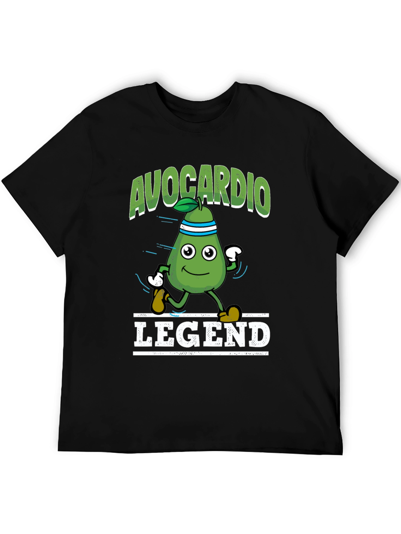 Avocardio Legend T-Shirt - Fitness Avocado Graphic Tee