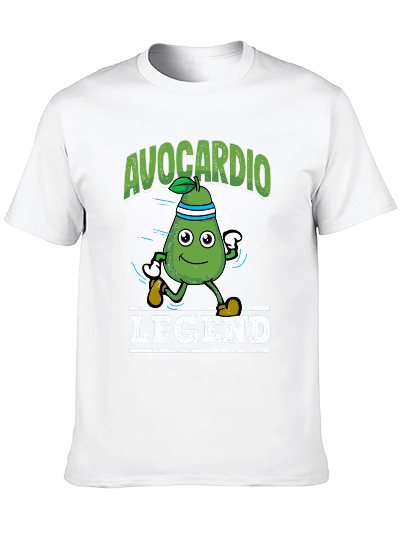 Avocardio Legend T-Shirt - Fitness Avocado Graphic Tee