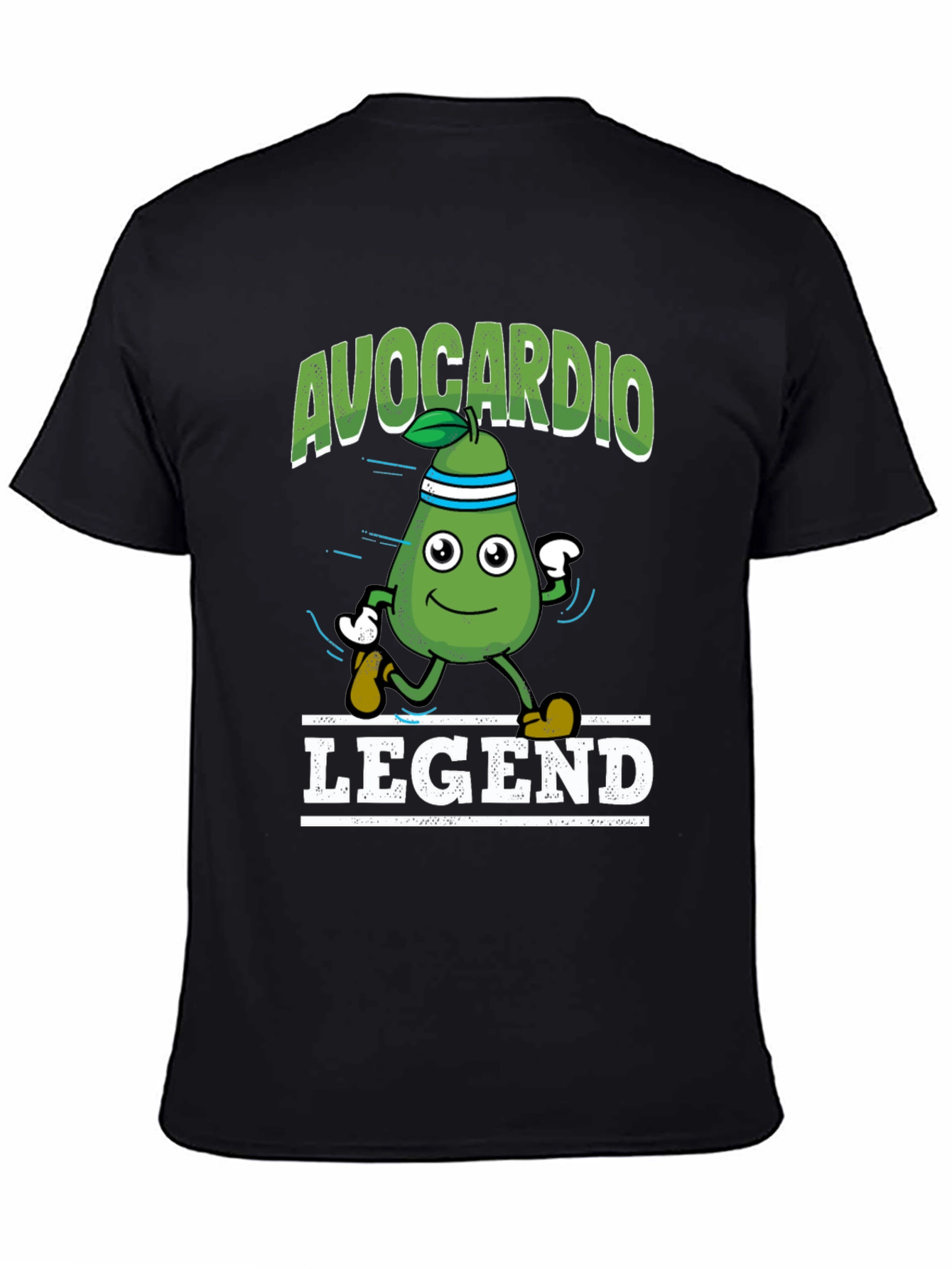 Avocardio Legend T-Shirt - Fitness Avocado Graphic Tee
