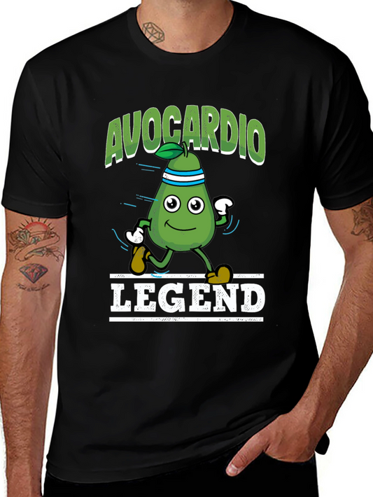 Avocardio Legend T-Shirt - Fitness Avocado Graphic Tee