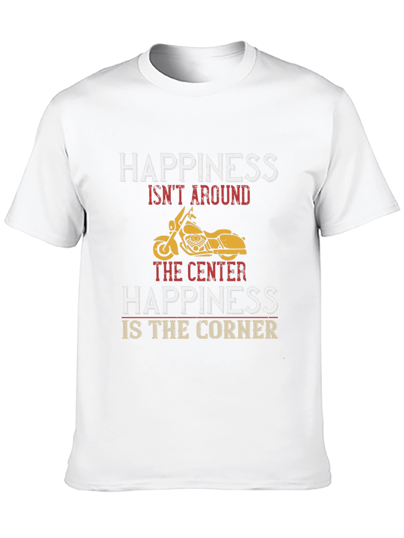 Happiness Motorcycle T-Shirt