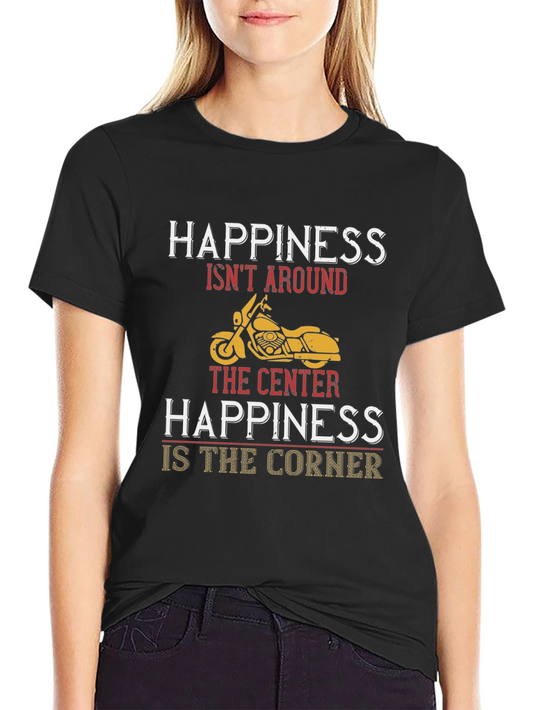 Happiness Motorcycle T-Shirt