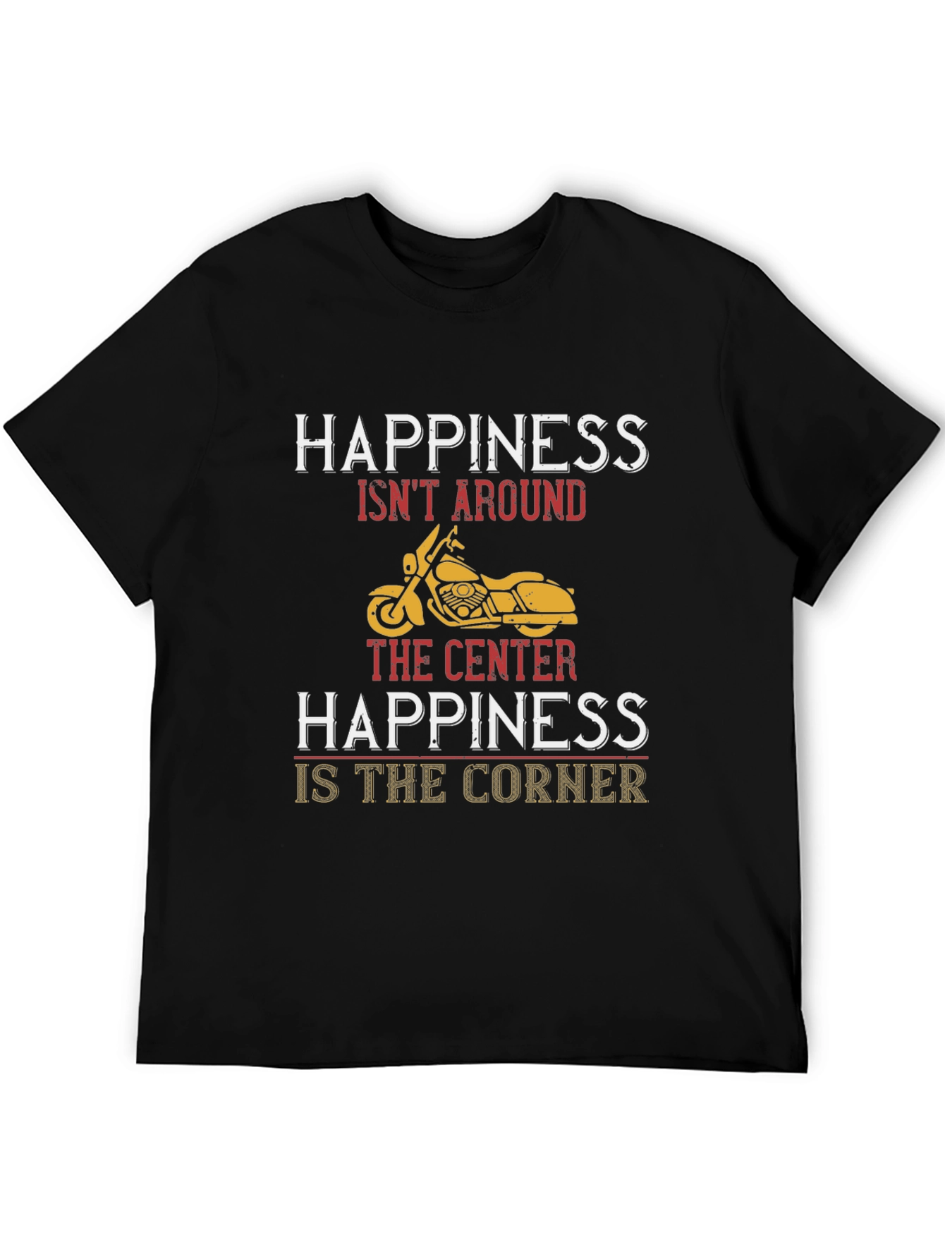 Happiness Motorcycle T-Shirt