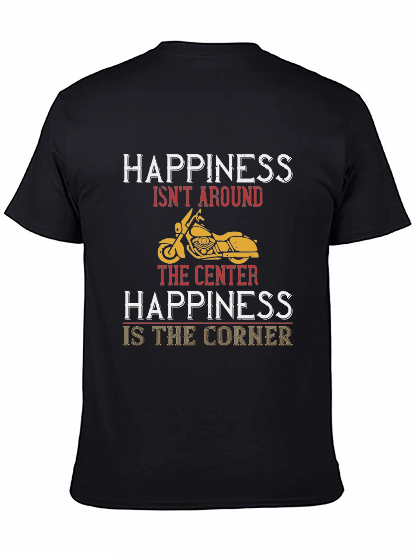 Happiness Motorcycle T-Shirt