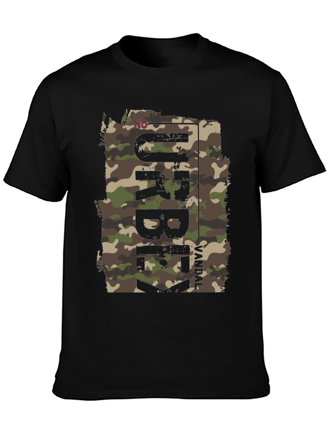 Urban Camo Print Mens T-Shirt