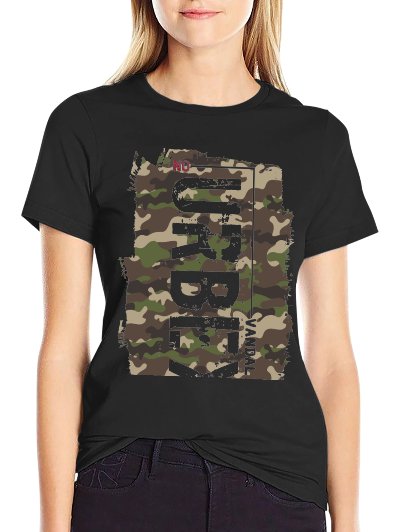 Urban Camo Print Mens T-Shirt