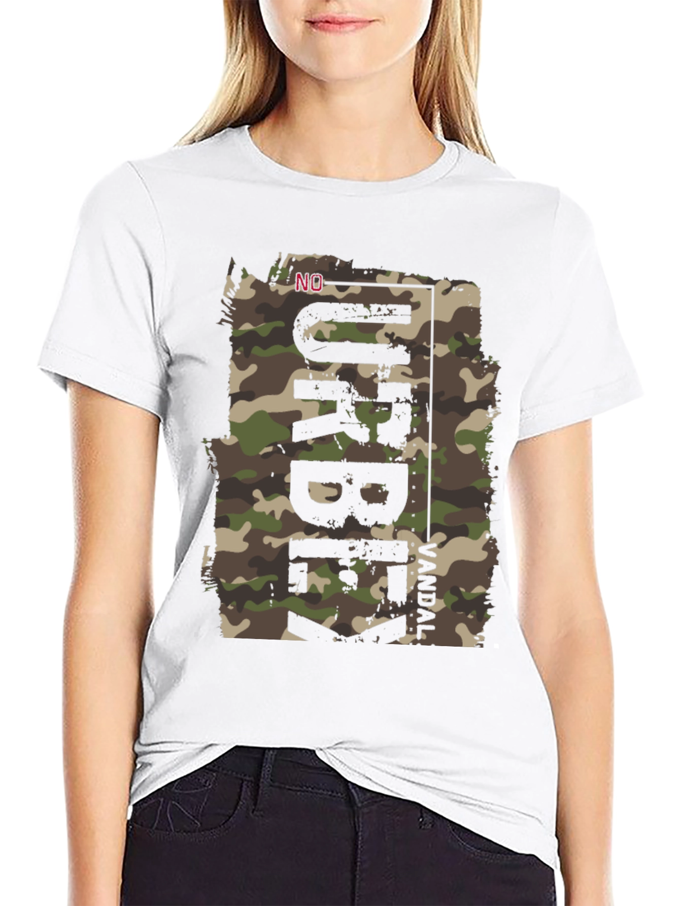 Urban Camo Print Mens T-Shirt