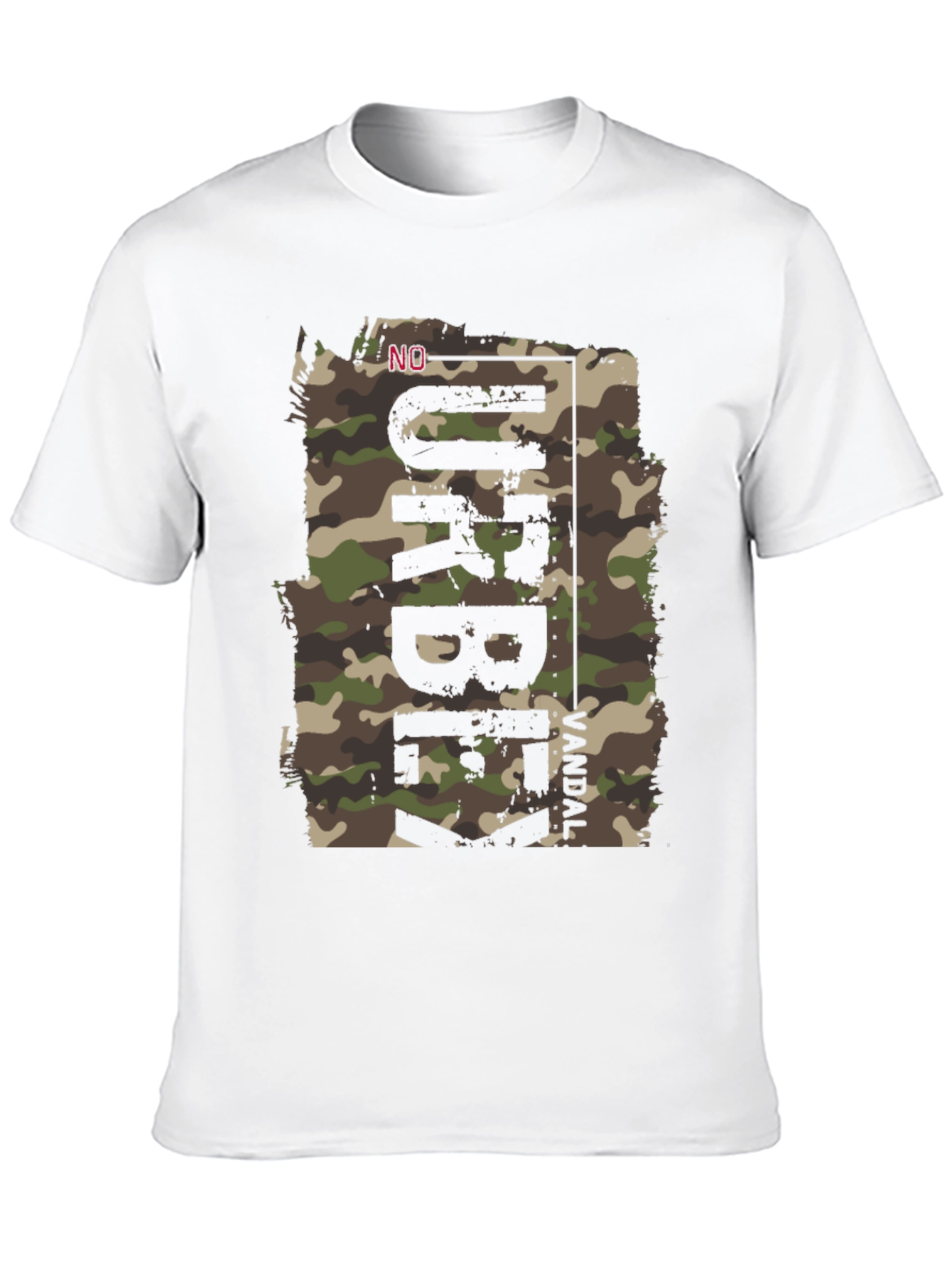 Urban Camo Print Mens T-Shirt