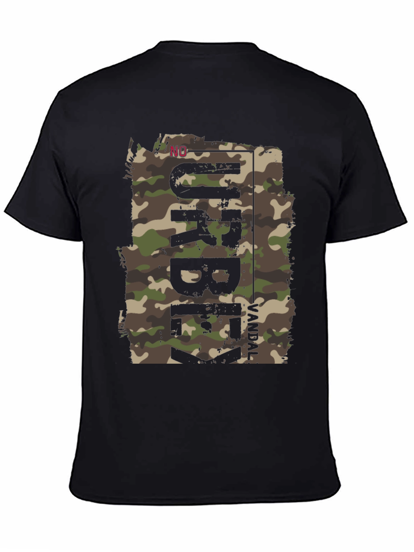 Urban Camo Print Mens T-Shirt