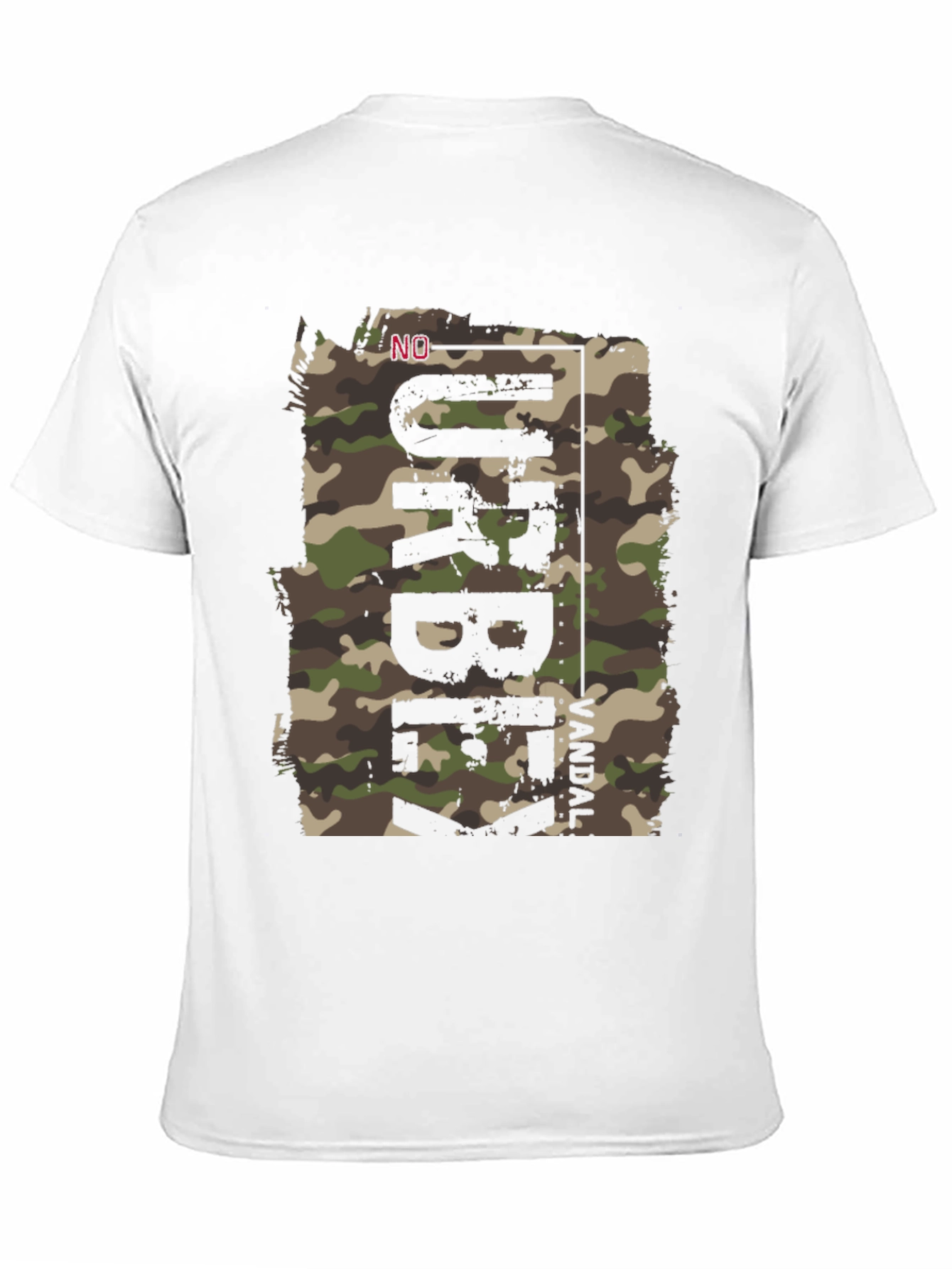 Urban Camo Print Mens T-Shirt