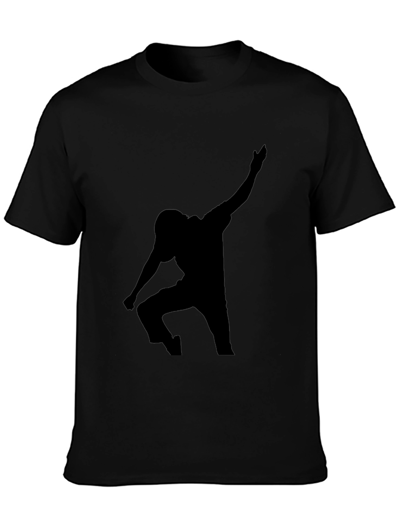 Silhouette Dab Dance Black T-Shirt