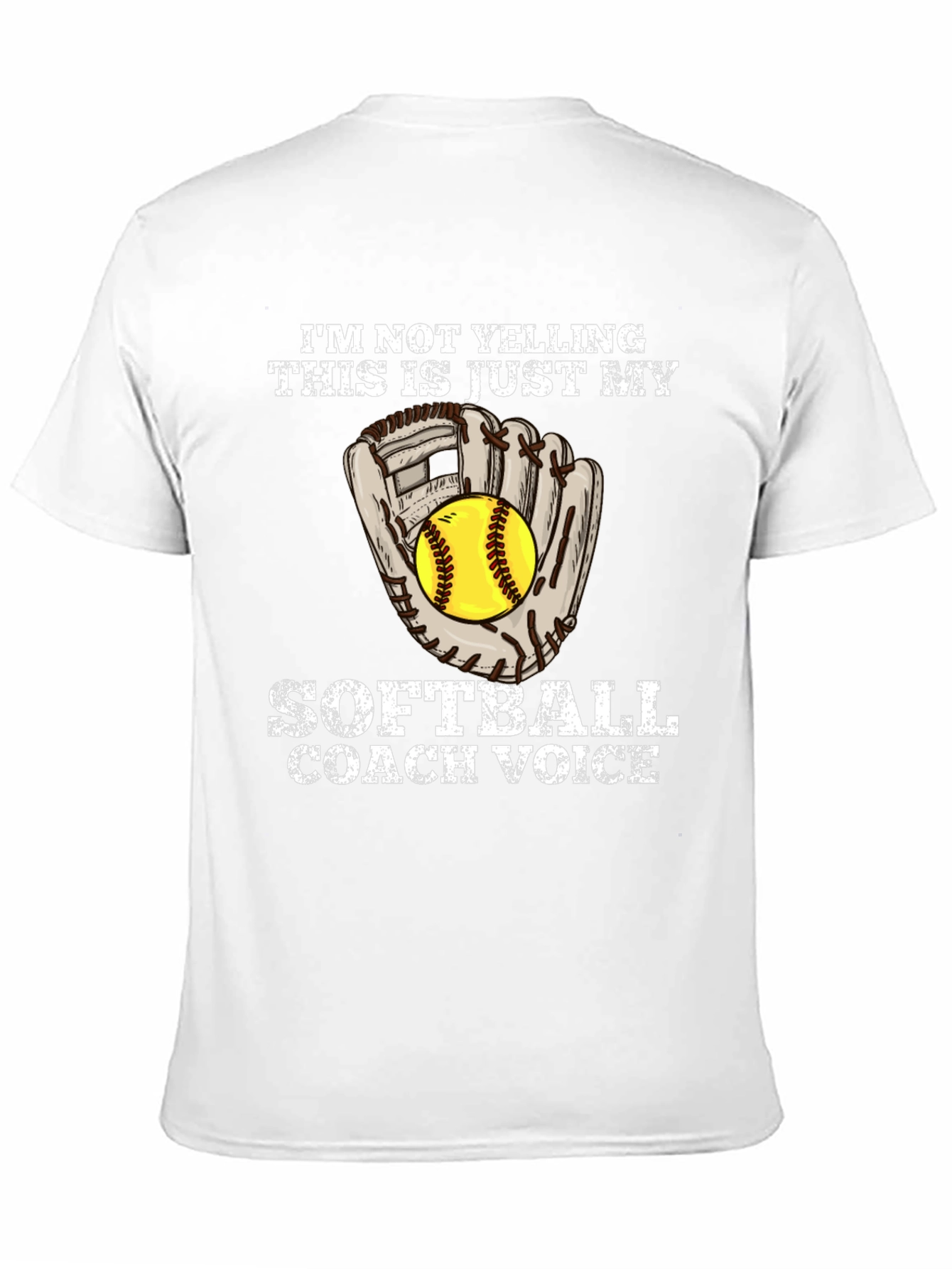 Softball Coach Voice Graphic Tee