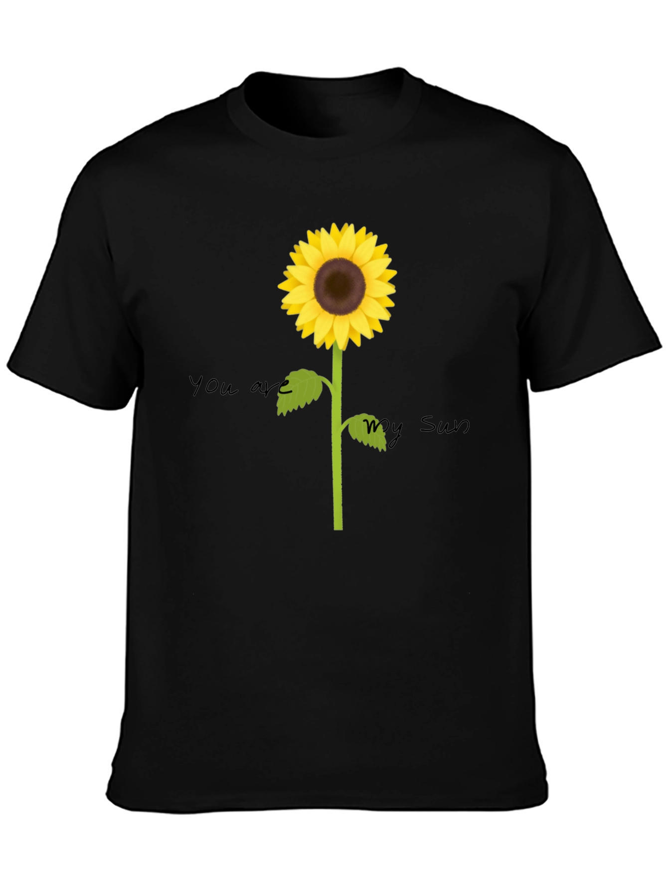 Sunflower Graphic Tee - You Are My Sun