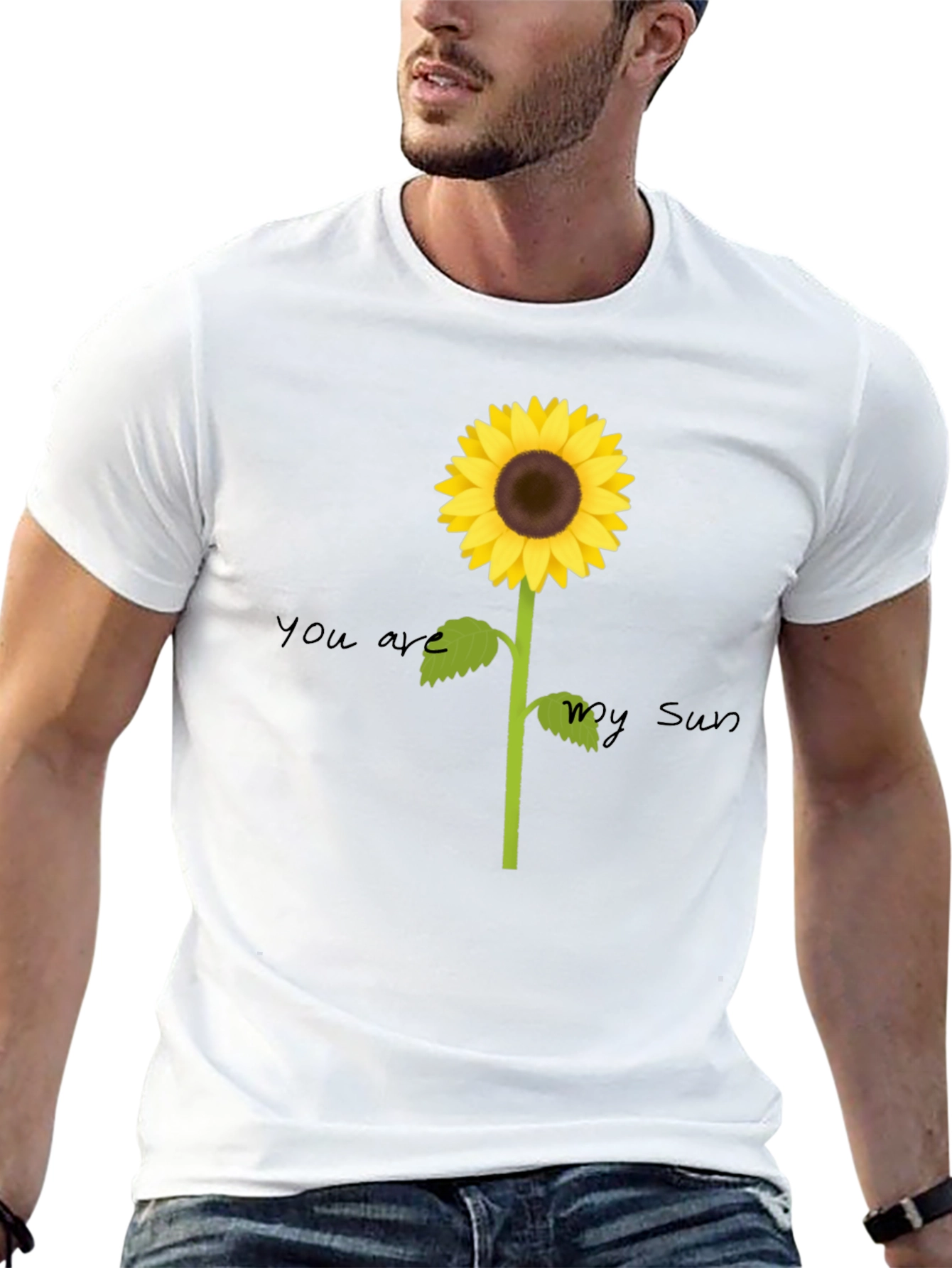 Sunflower Graphic Tee - You Are My Sun