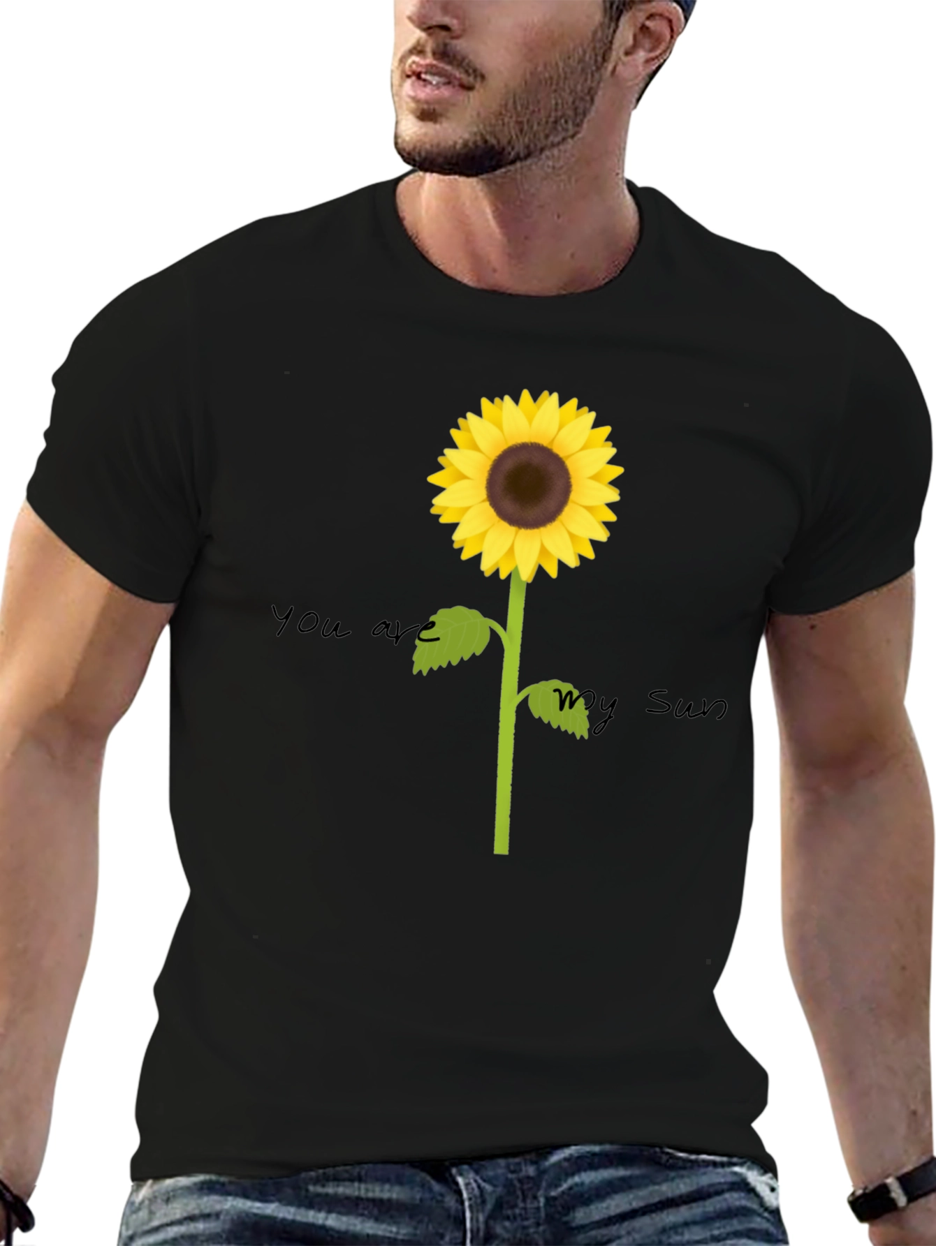 Sunflower Graphic Tee - You Are My Sun