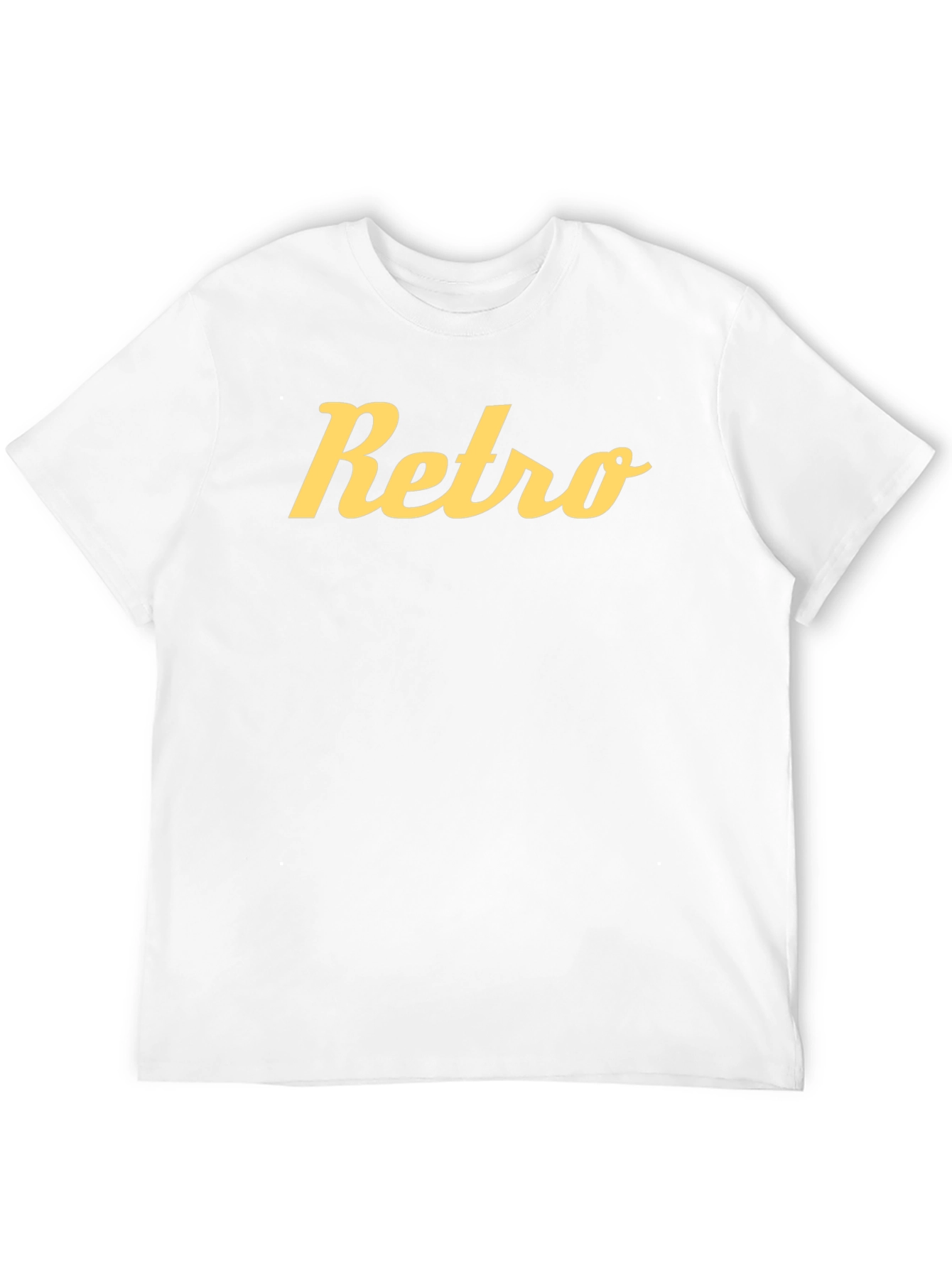 Retro Script Graphic Tee - Classic Style