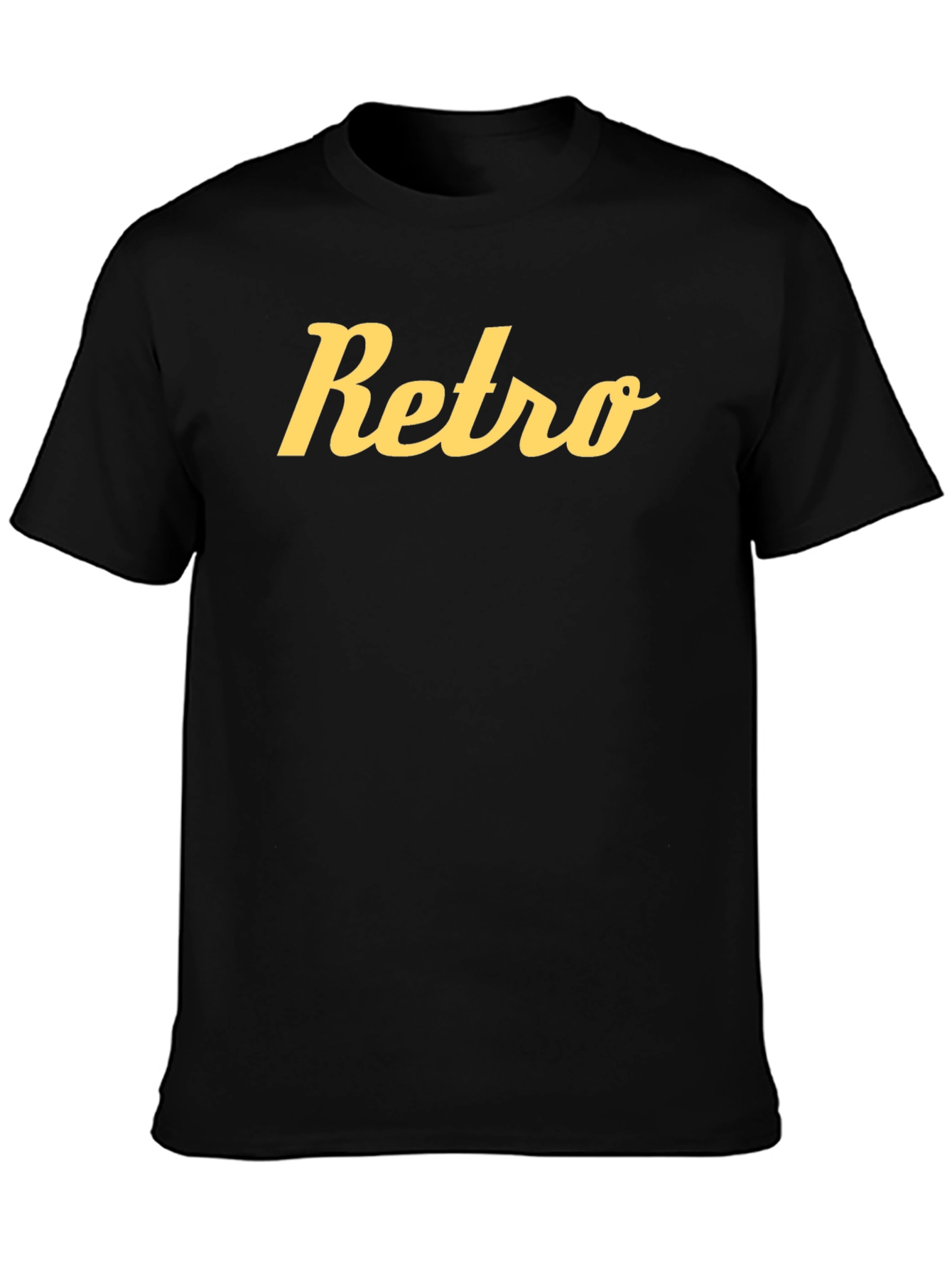 Retro Script Graphic Tee - Classic Style