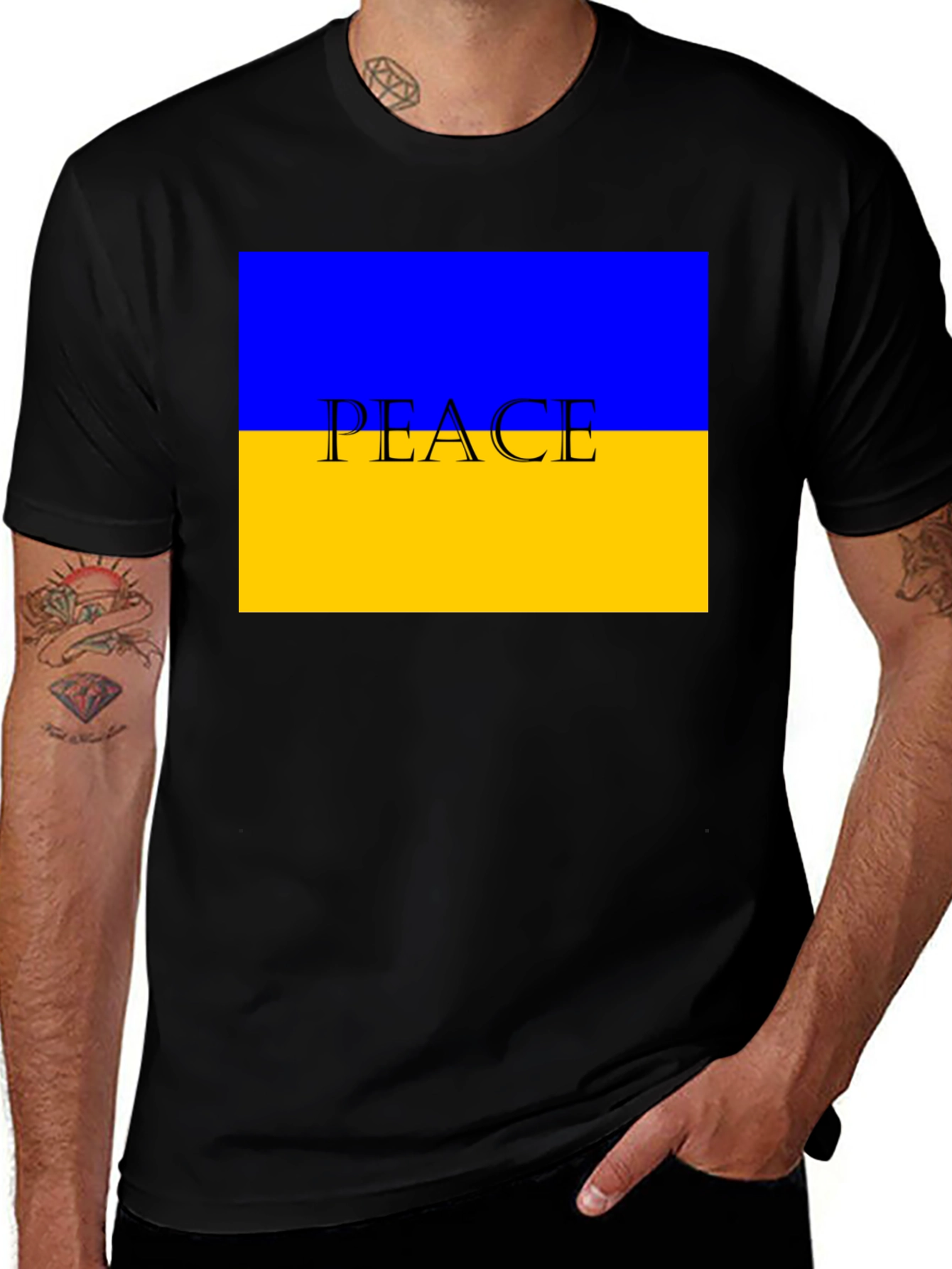 Peace Ukraine Flag T-Shirt