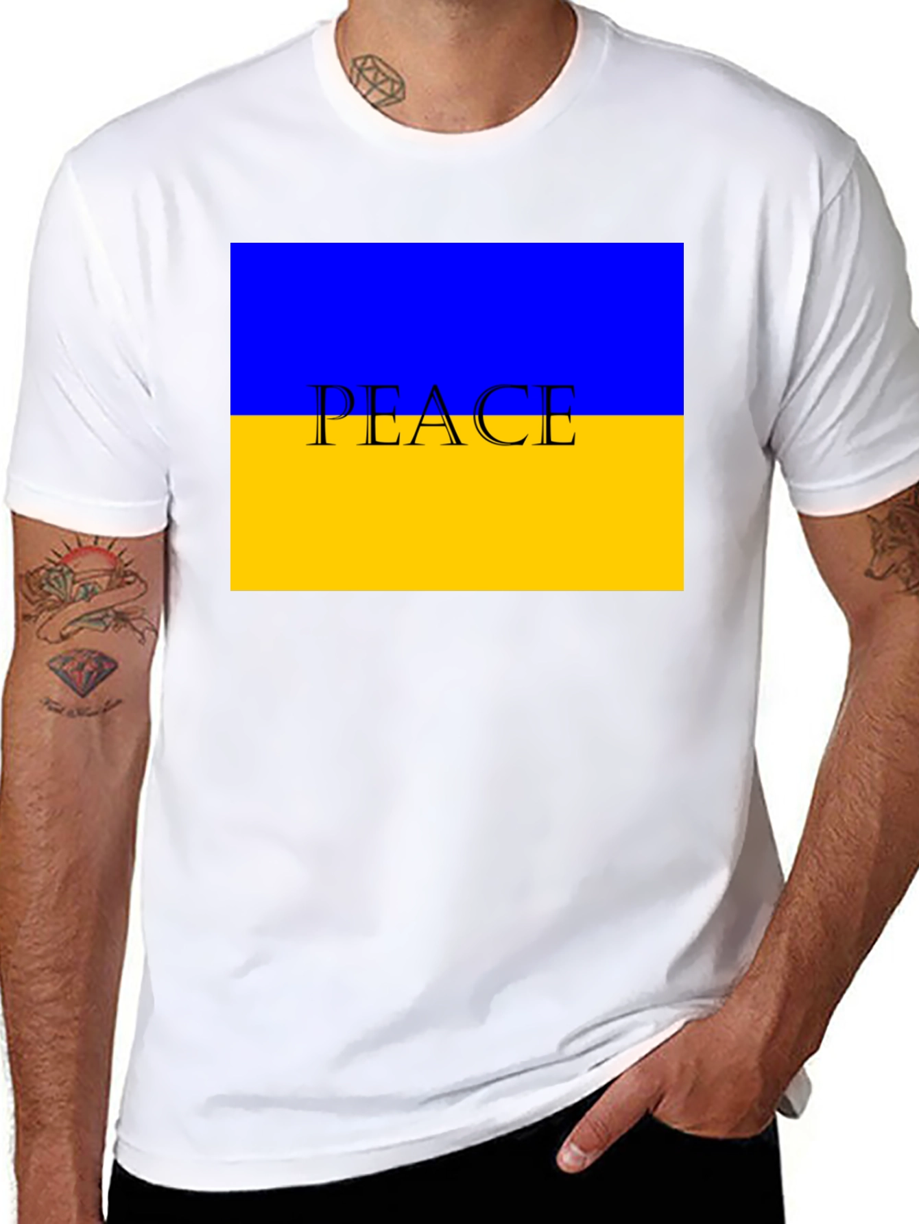 Peace Ukraine Flag T-Shirt