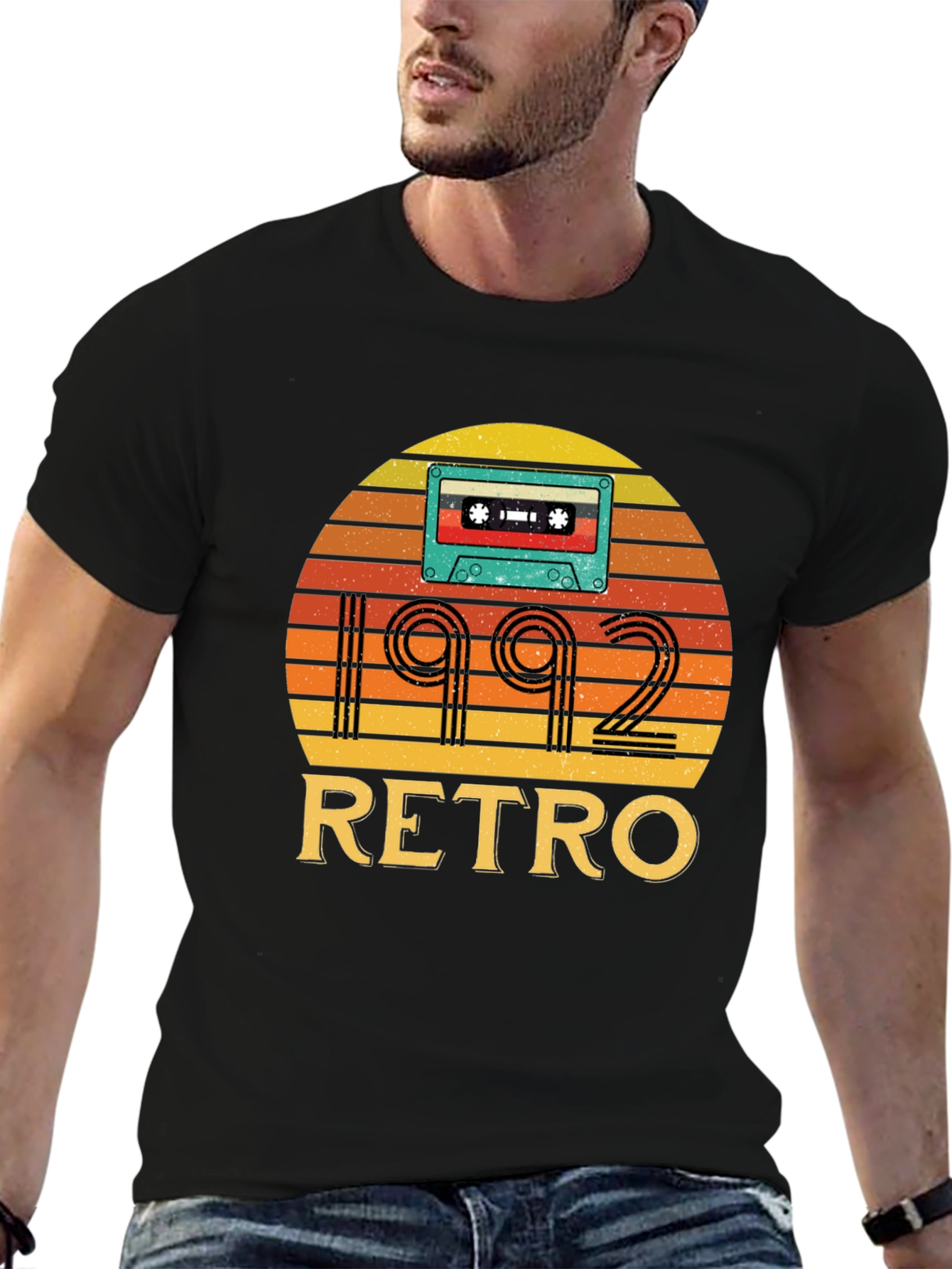 1992 Retro Cassette Tape Graphic T-Shirt