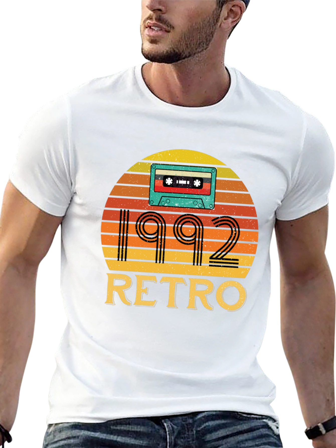 1992 Retro Cassette Tape Graphic T-Shirt