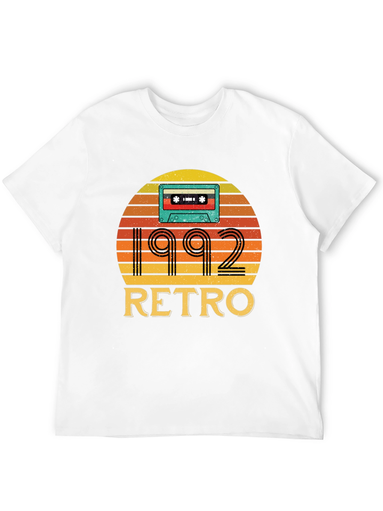 1992 Retro Cassette Tape Graphic T-Shirt