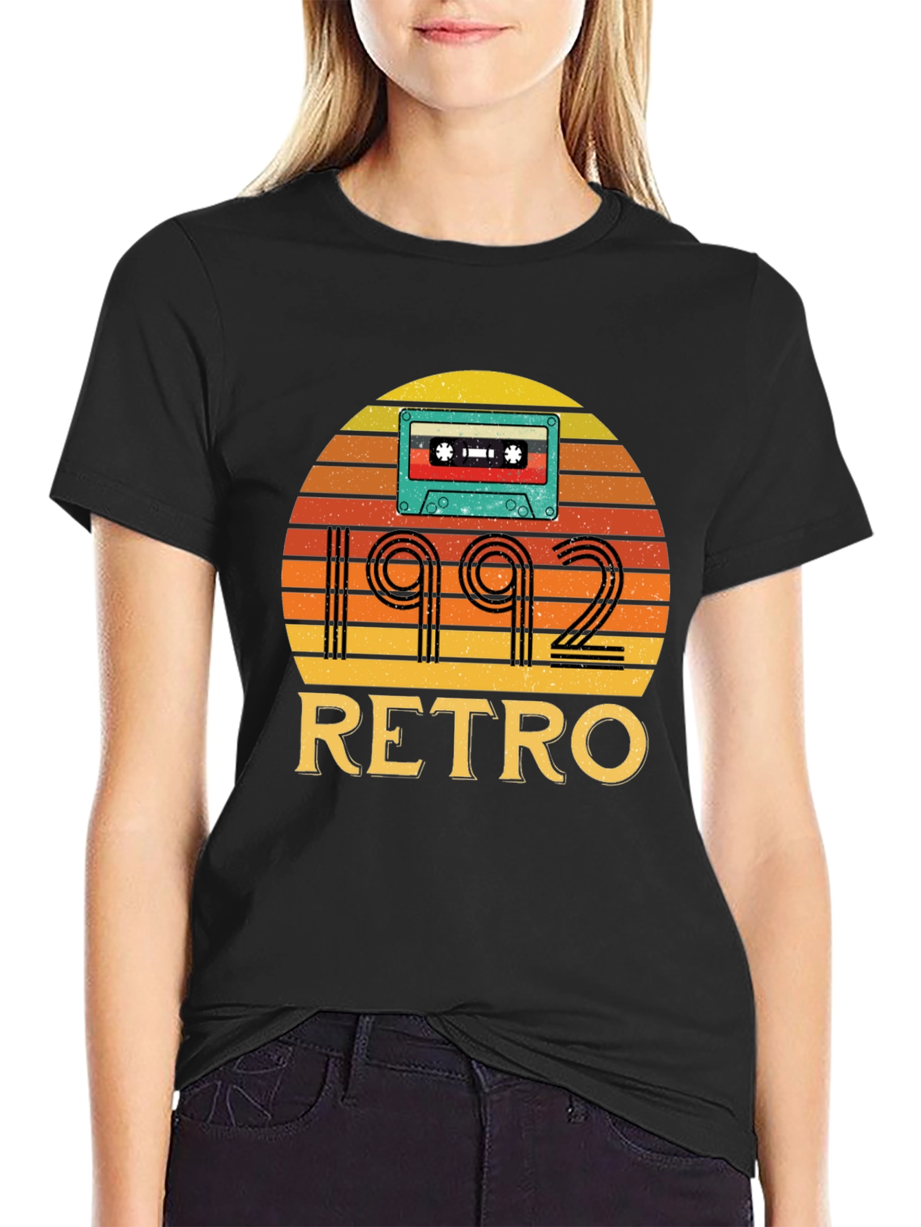 1992 Retro Cassette Tape Graphic T-Shirt