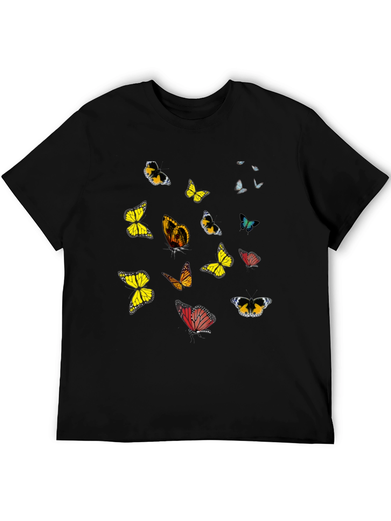 Butterfly Graphic Black T-Shirt