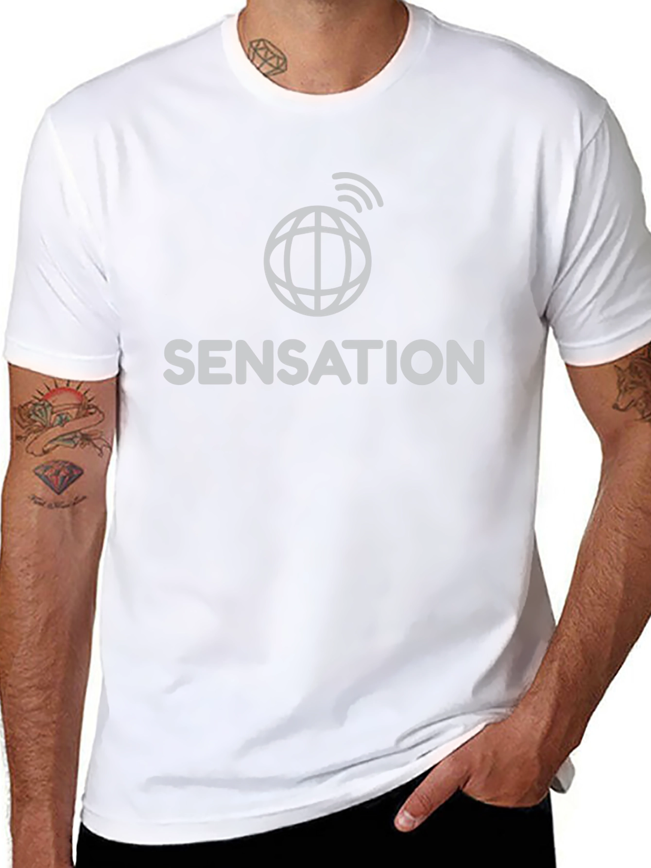 Sensation Graphic Tee - Modern Design