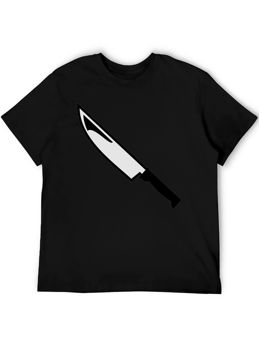Knife Graphic Tee - Edgy Streetwear