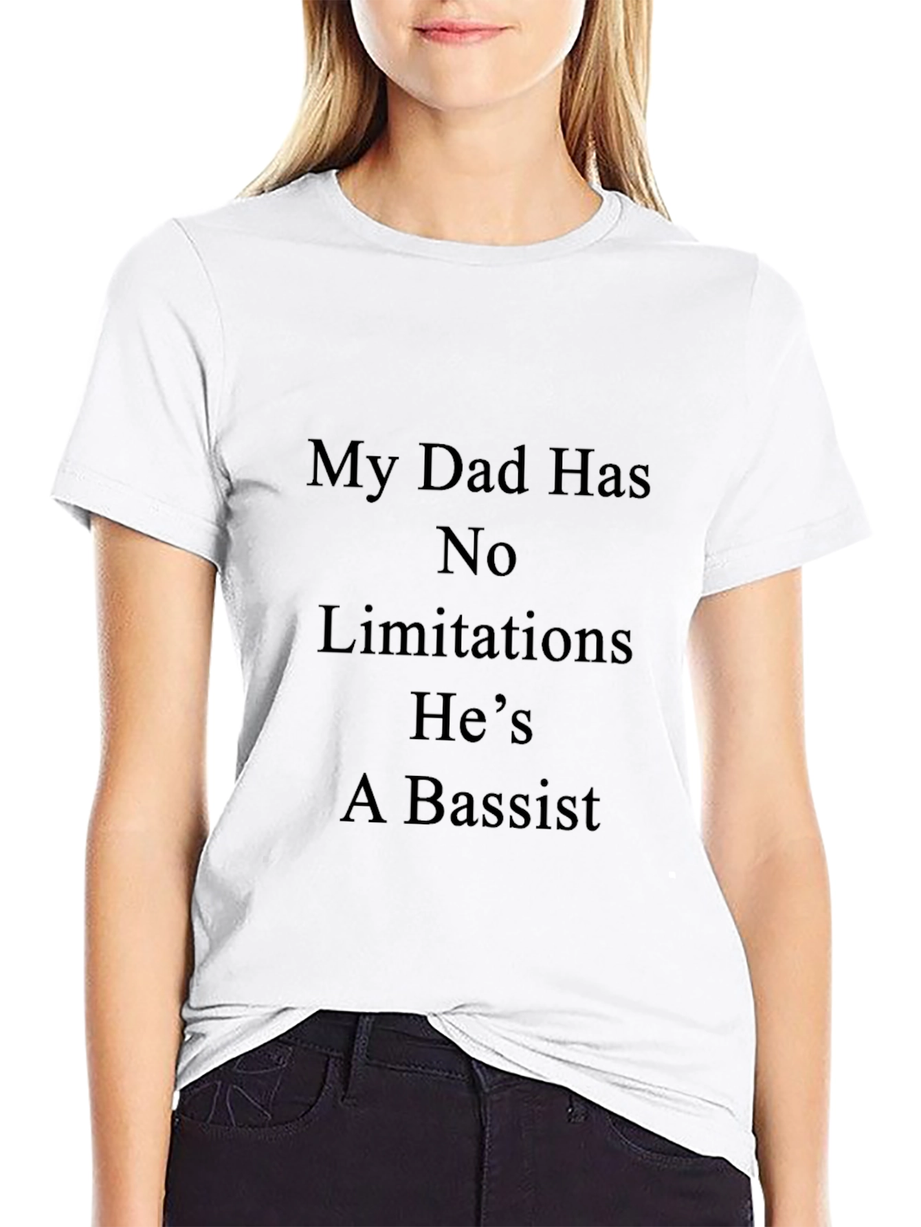 Dad Bassist Tee - No Limitations