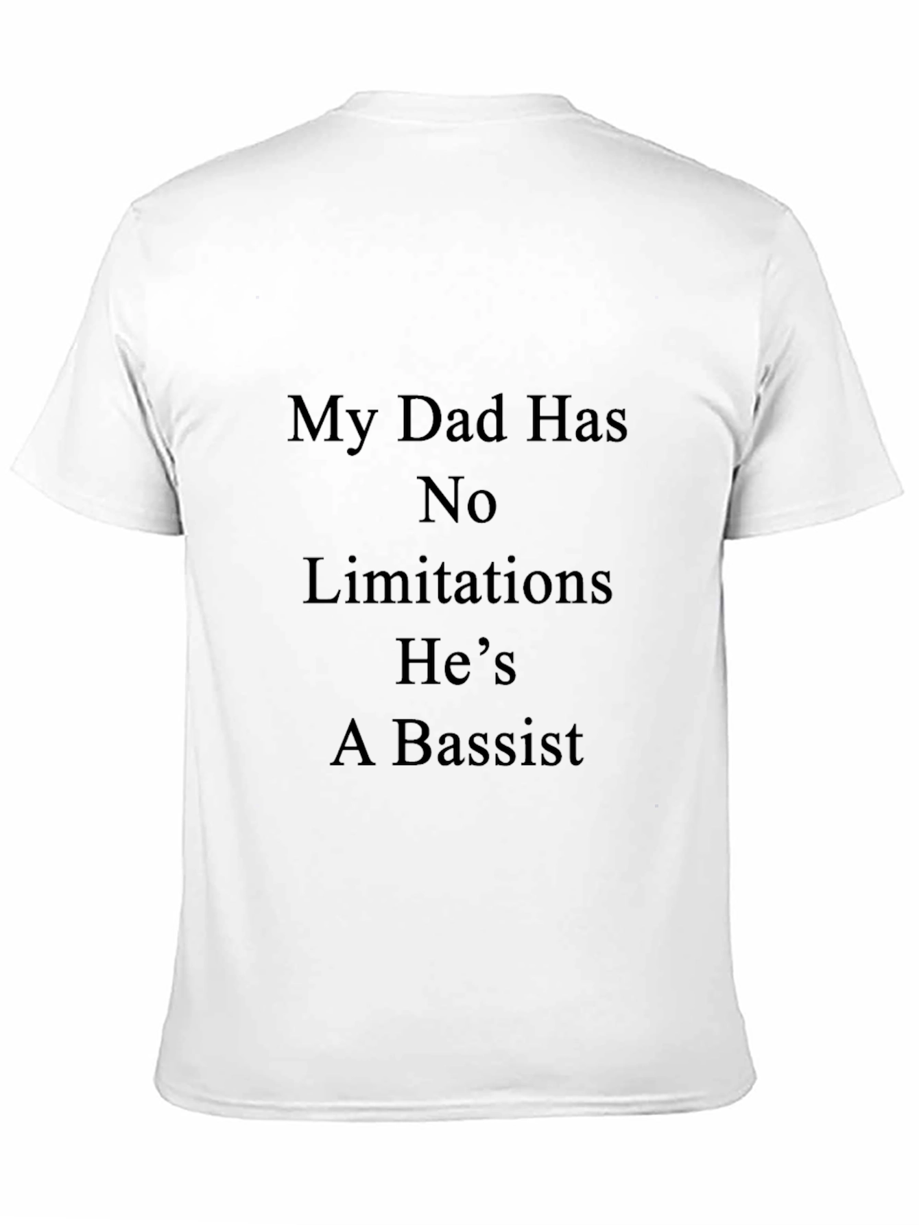 Dad Bassist Tee - No Limitations