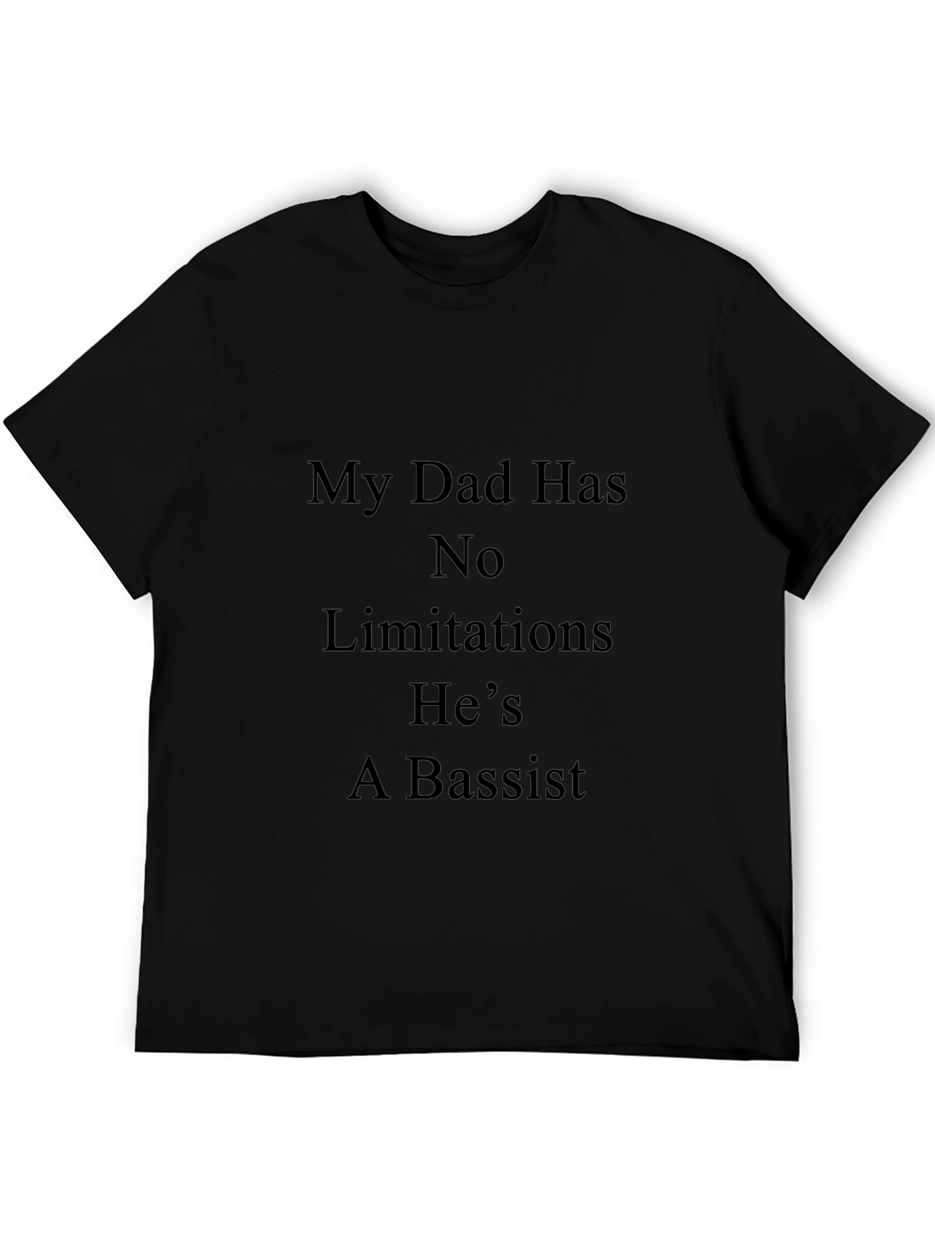 Dad Bassist Tee - No Limitations