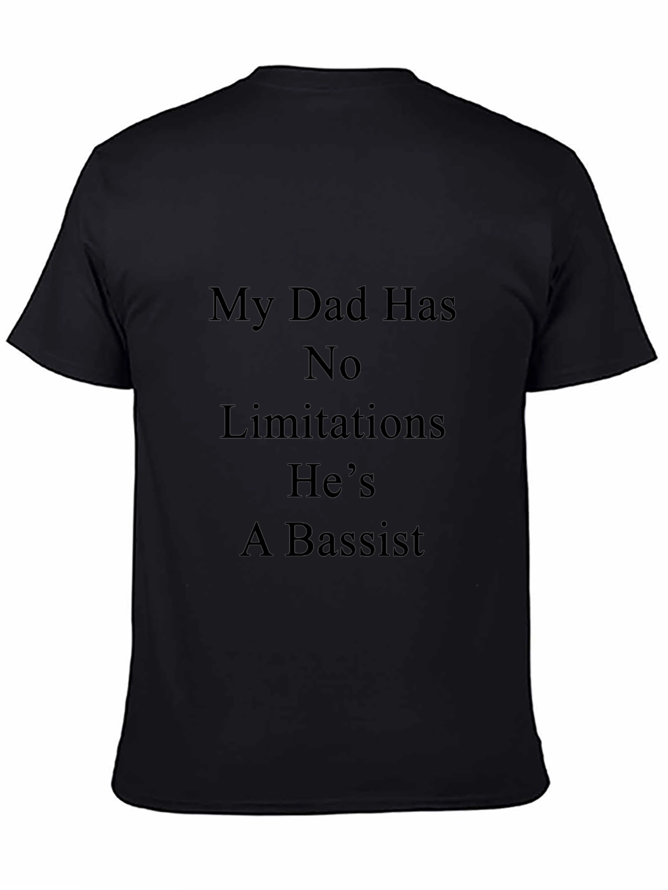Dad Bassist Tee - No Limitations