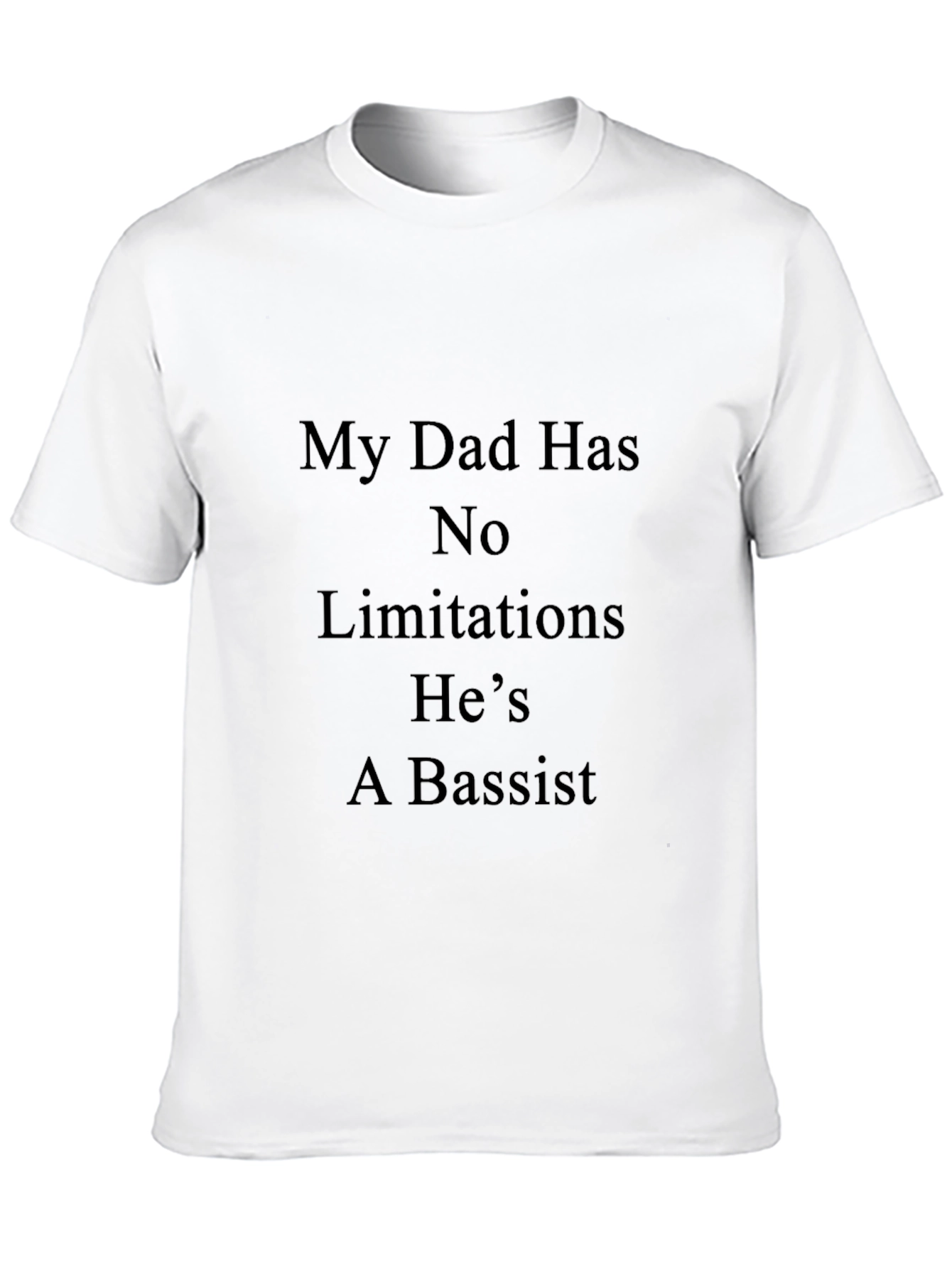 Dad Bassist Tee - No Limitations