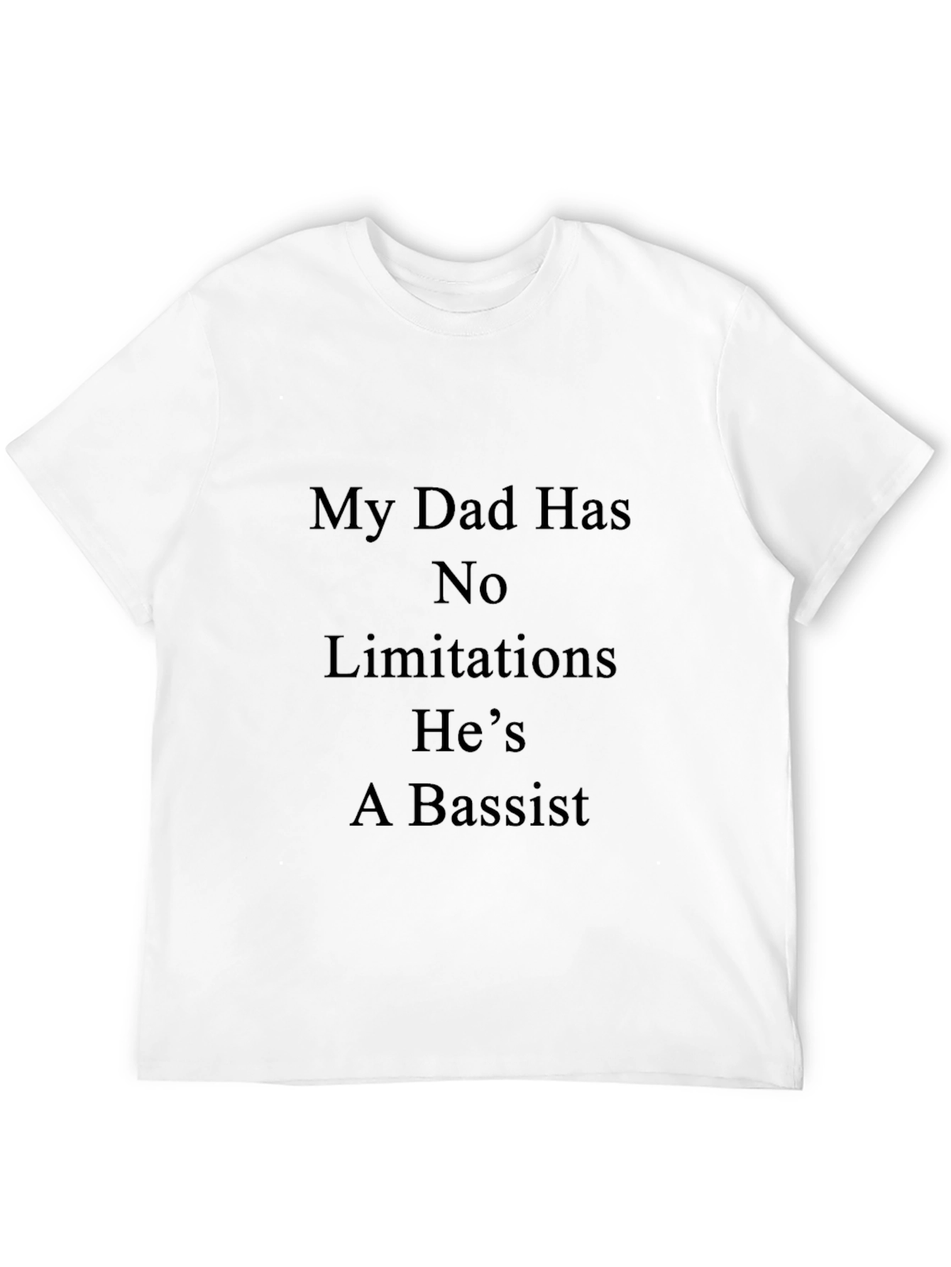 Dad Bassist Tee - No Limitations