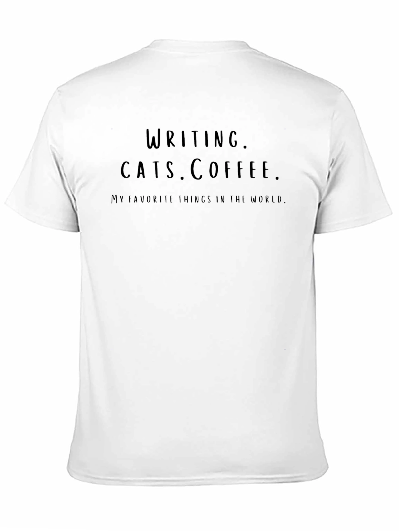 Writing Cats Coffee T-Shirt - Favorite Things Tee