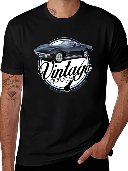 Vintage Garage Muscle Car Graphic Tee