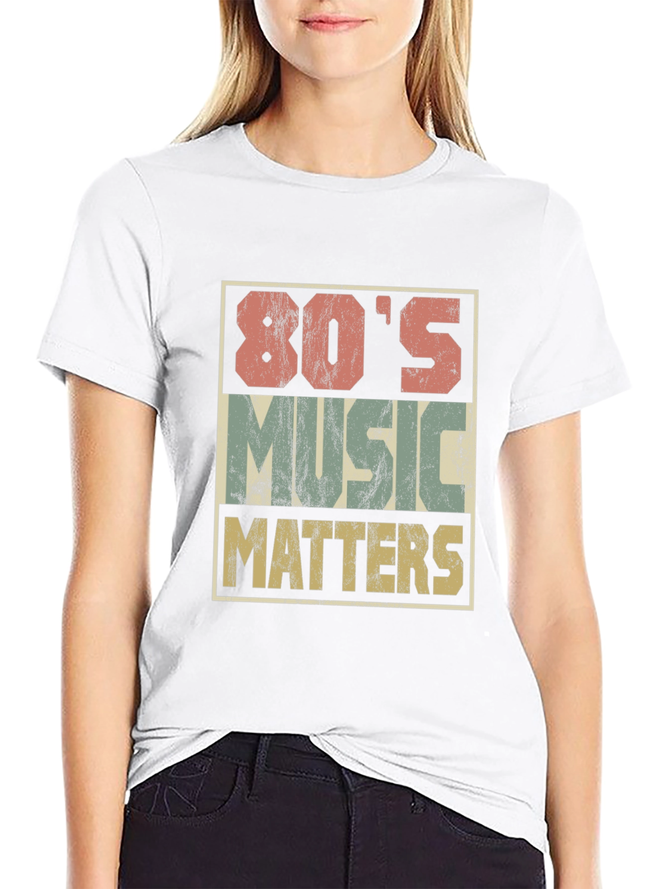 80s Music Matters Graphic T-Shirt