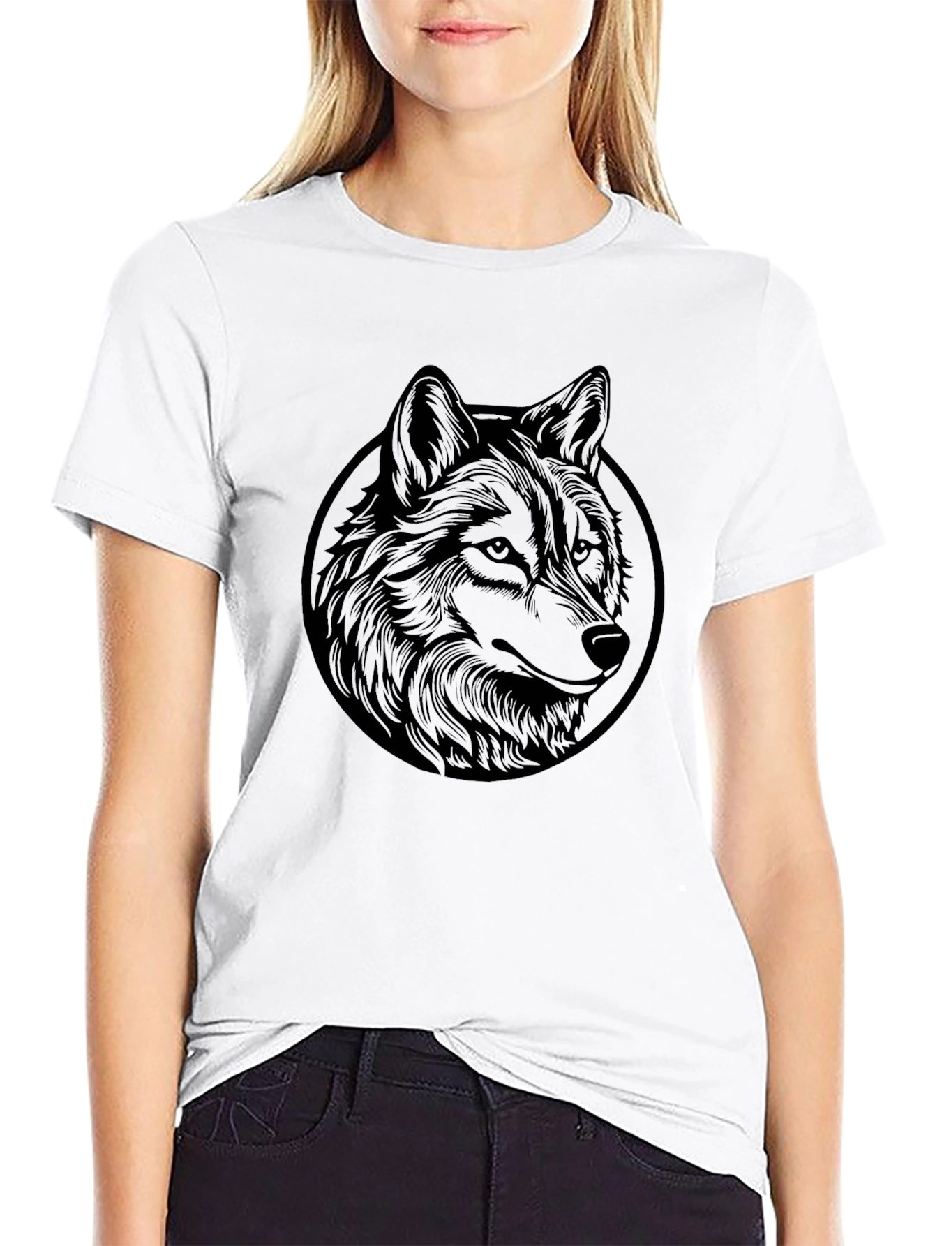 Black Wolf Graphic Tee