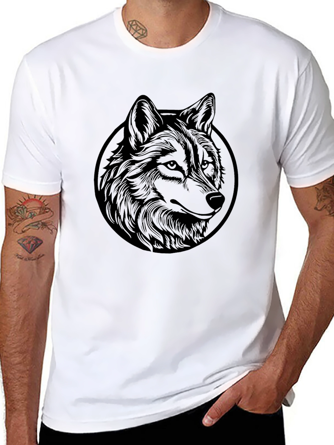 Black Wolf Graphic Tee