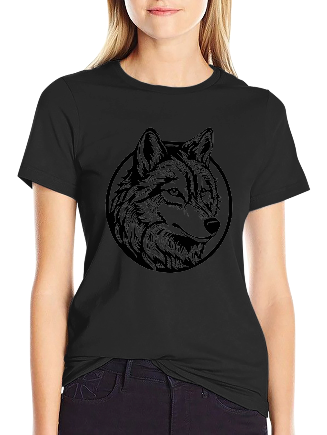 Black Wolf Graphic Tee