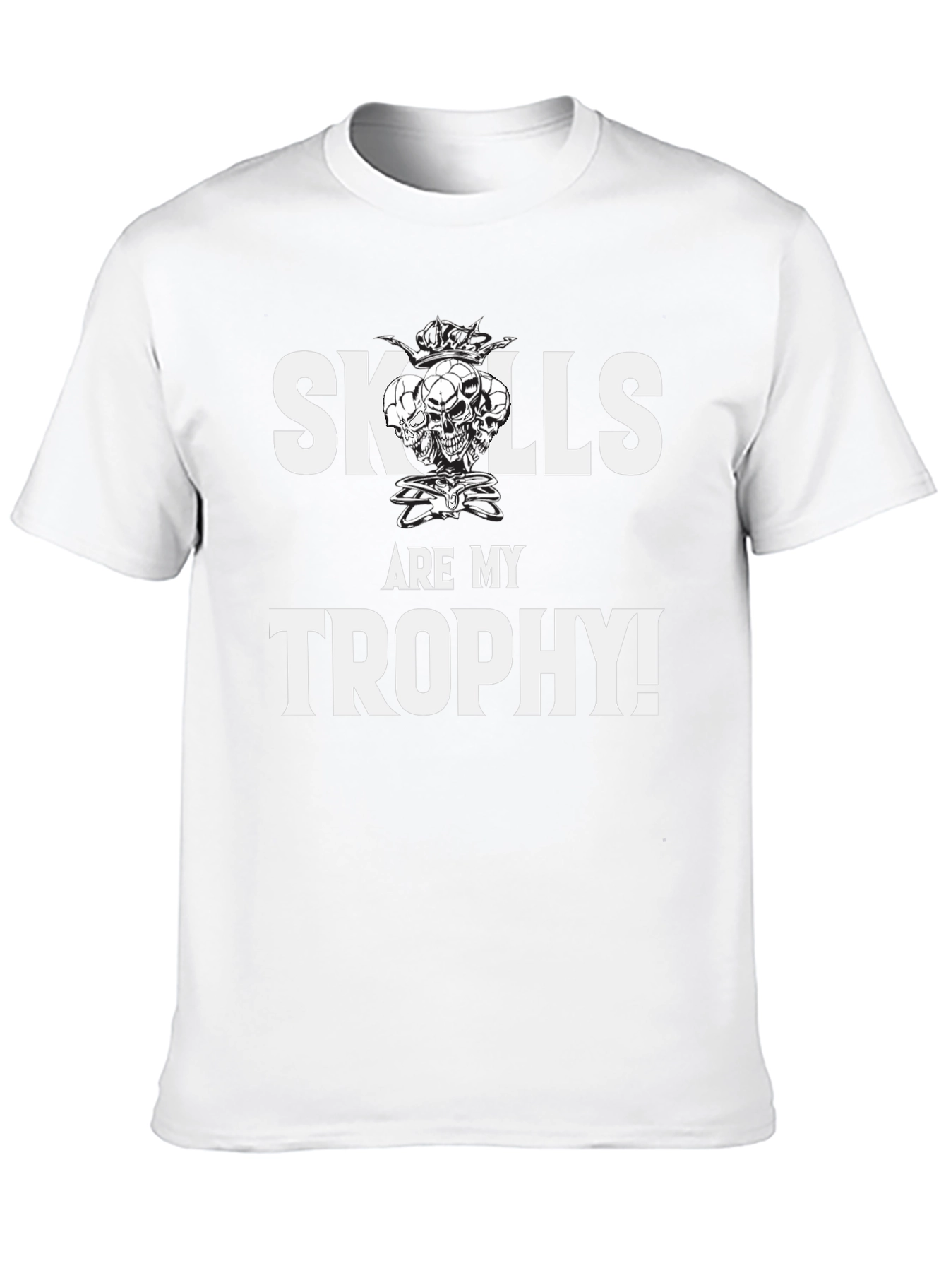 Skills Are My Trophy Graphic Tee - Black